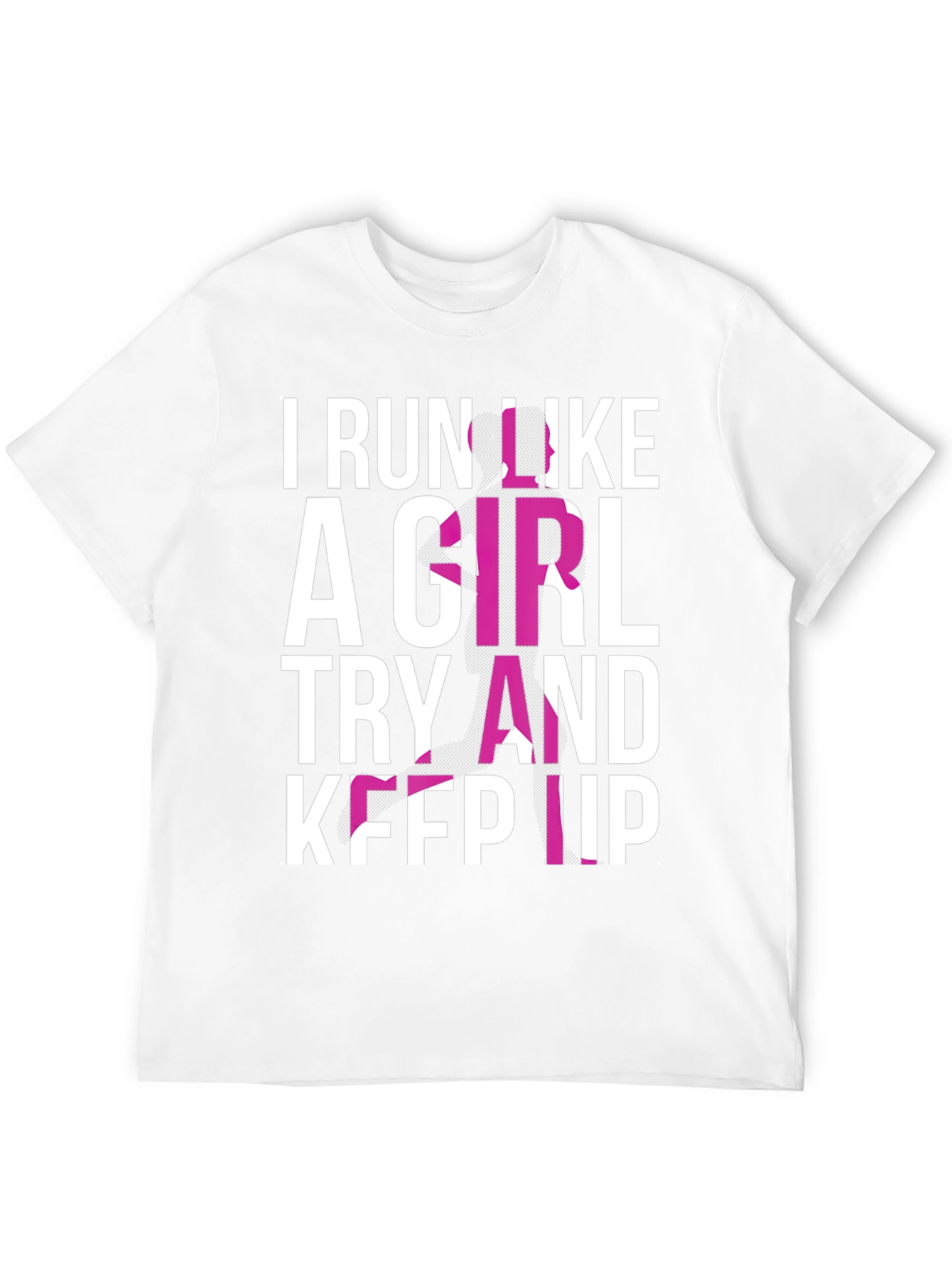 I Run Like A Girl T-Shirt - Black