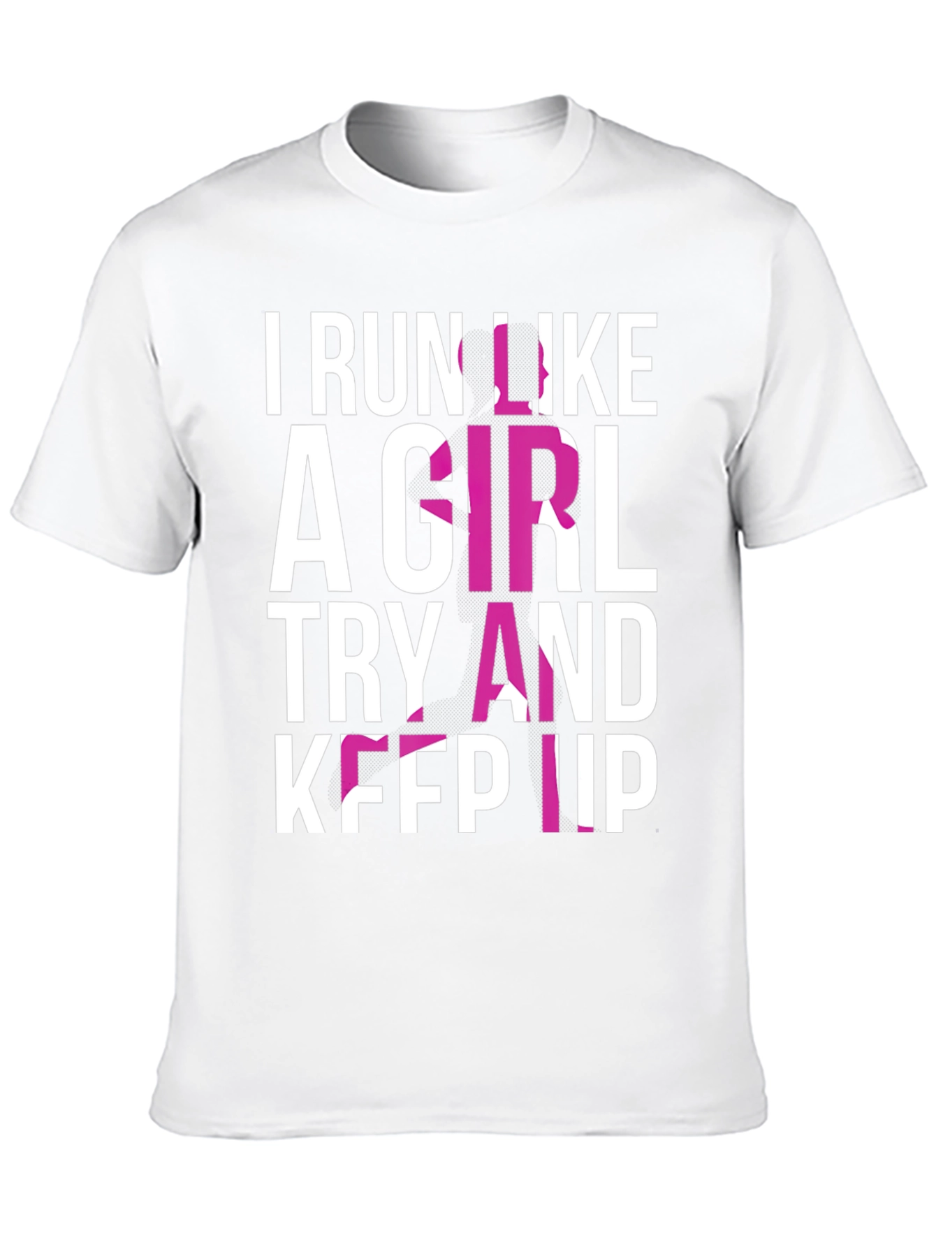 I Run Like A Girl T-Shirt - Black