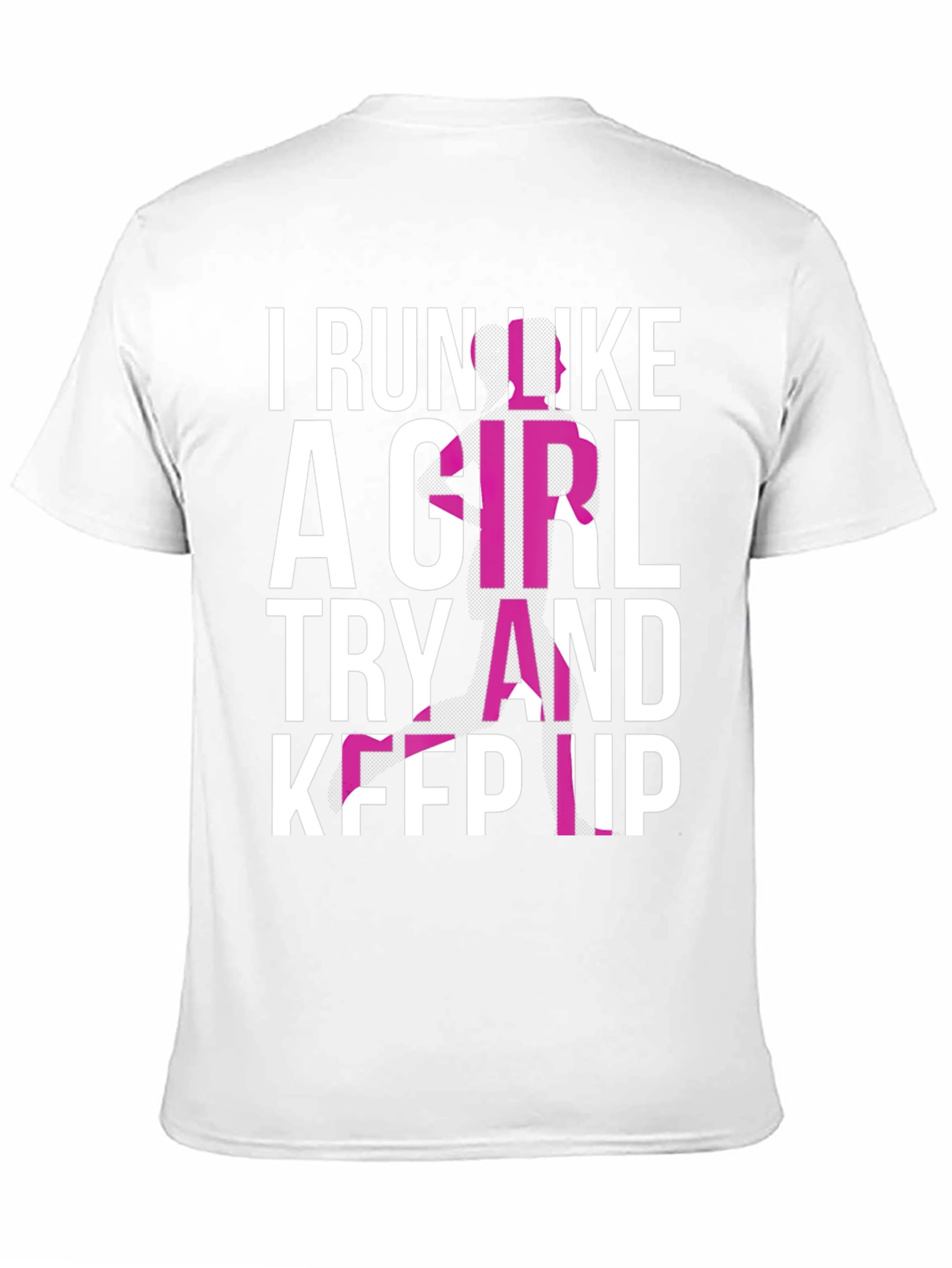 I Run Like A Girl T-Shirt - Black