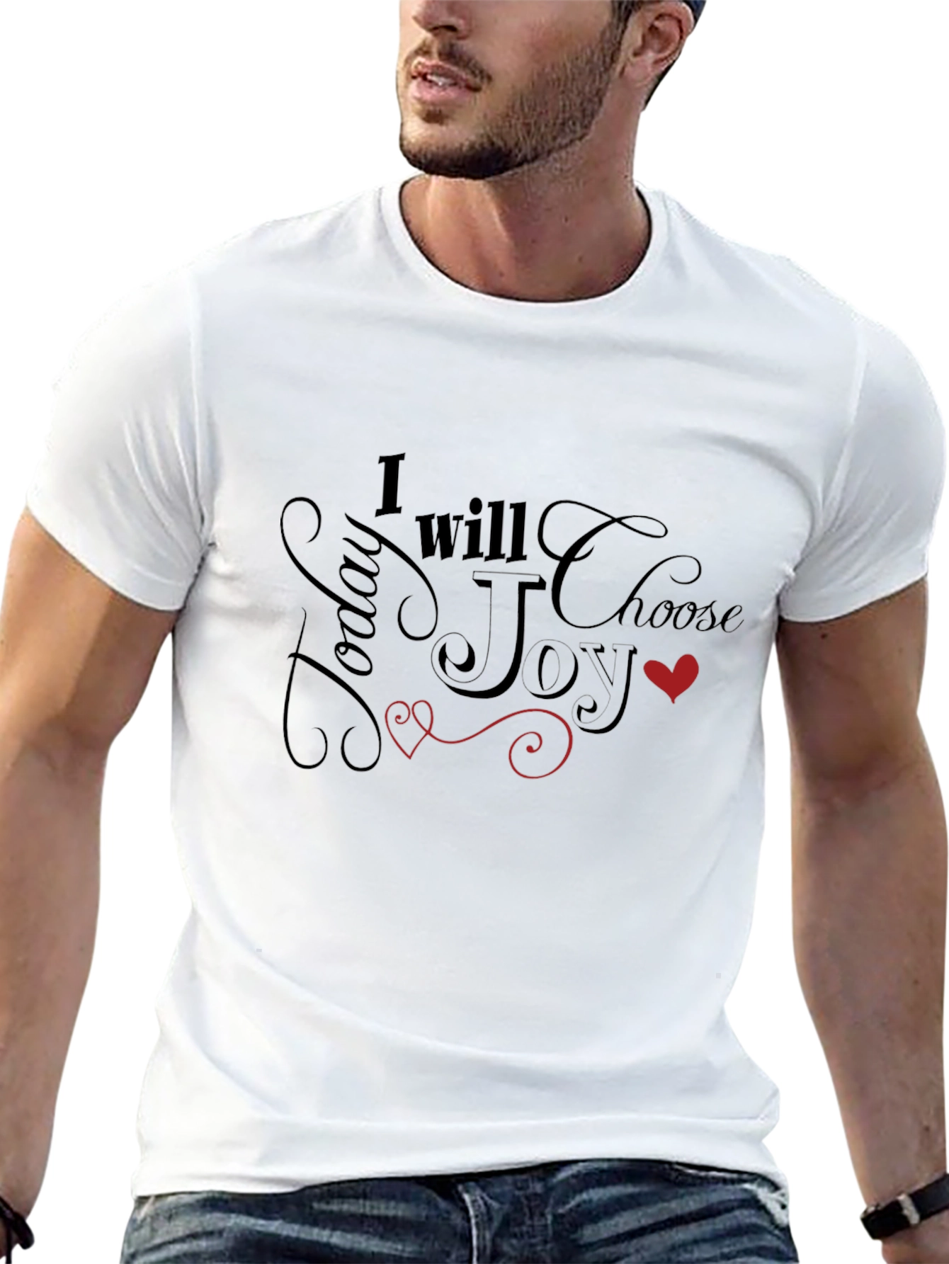 Choose Joy Graphic Tee - Inspirational Message