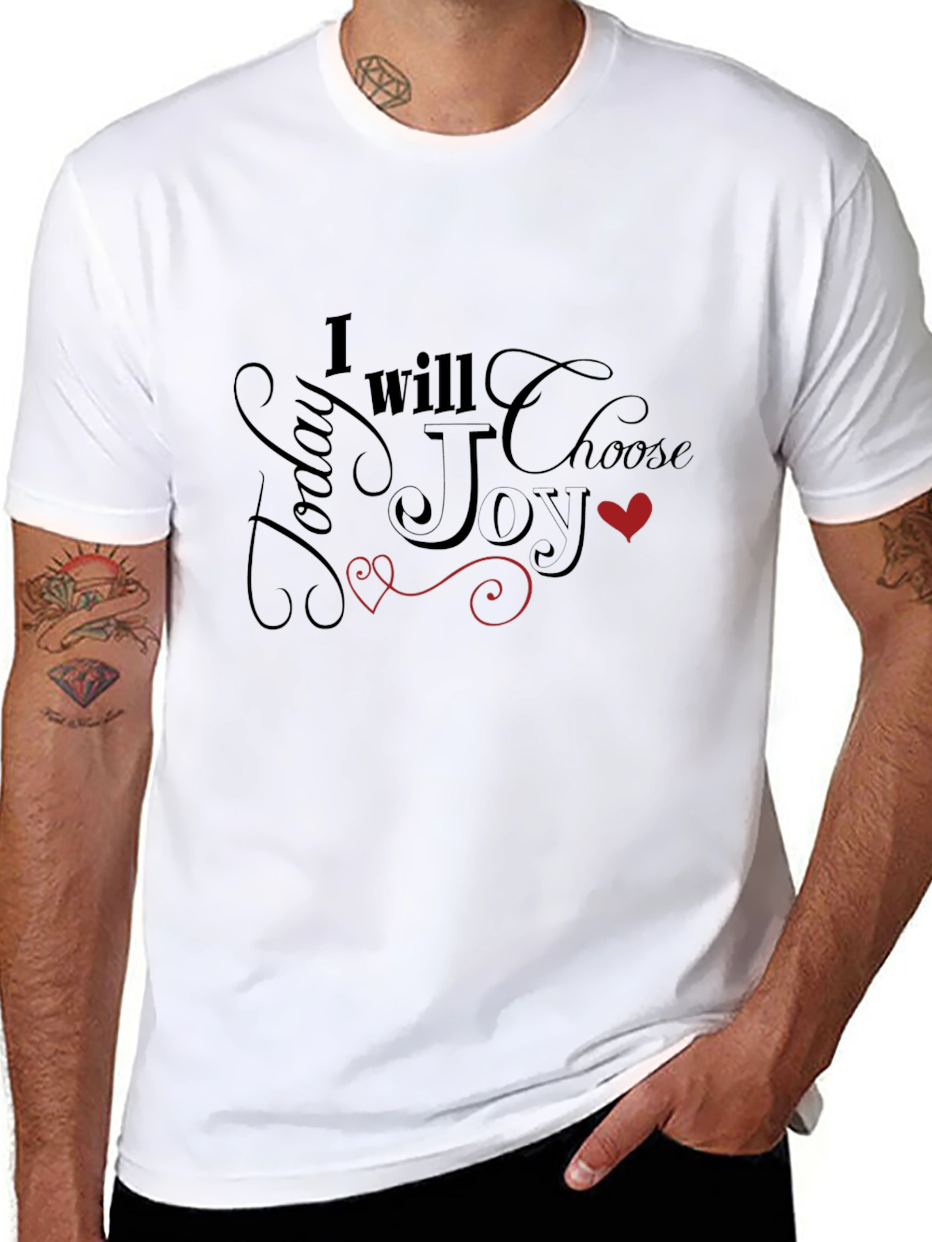 Choose Joy Graphic Tee - Inspirational Message