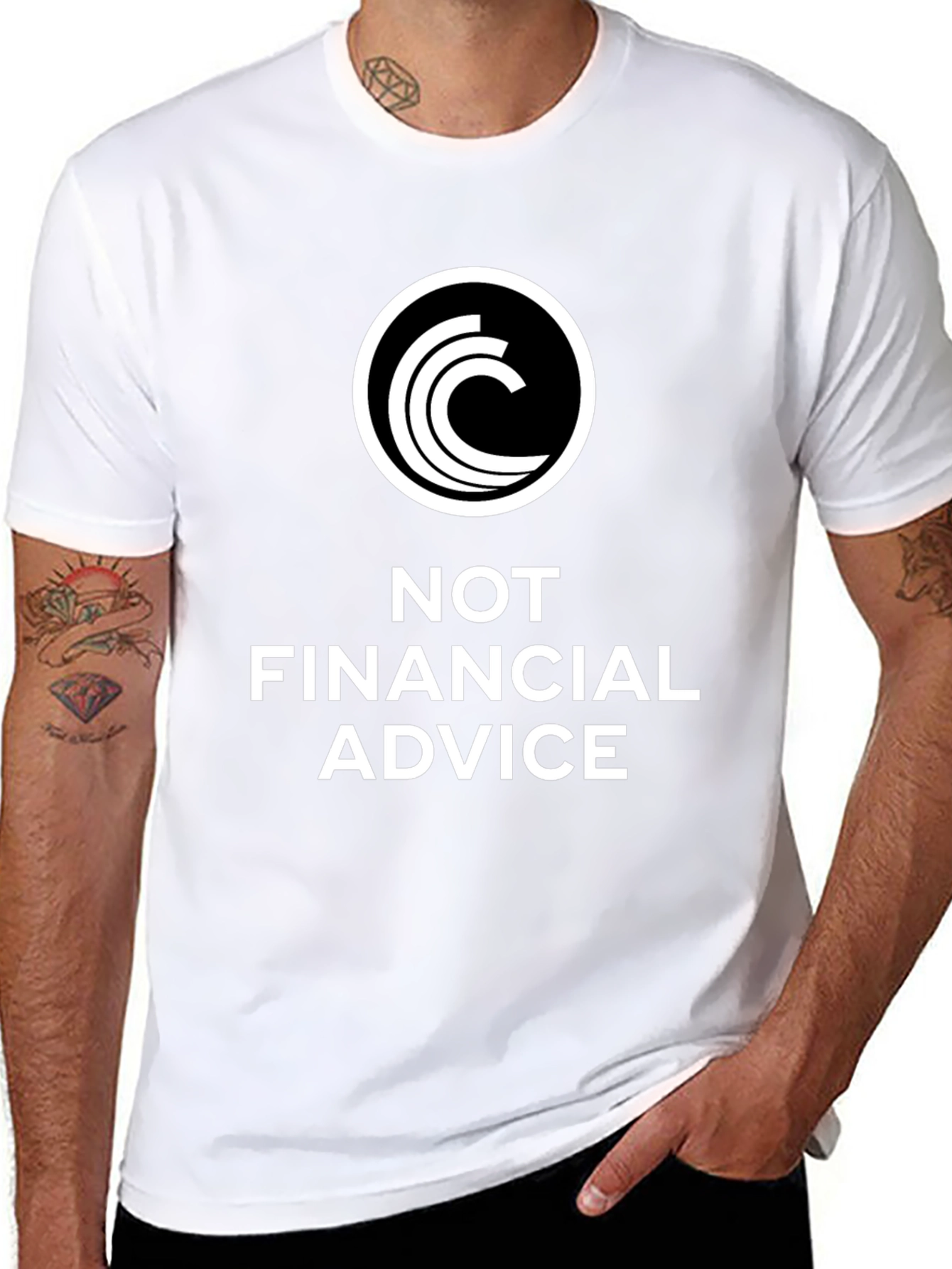 Not Financial Advice Black T-Shirt