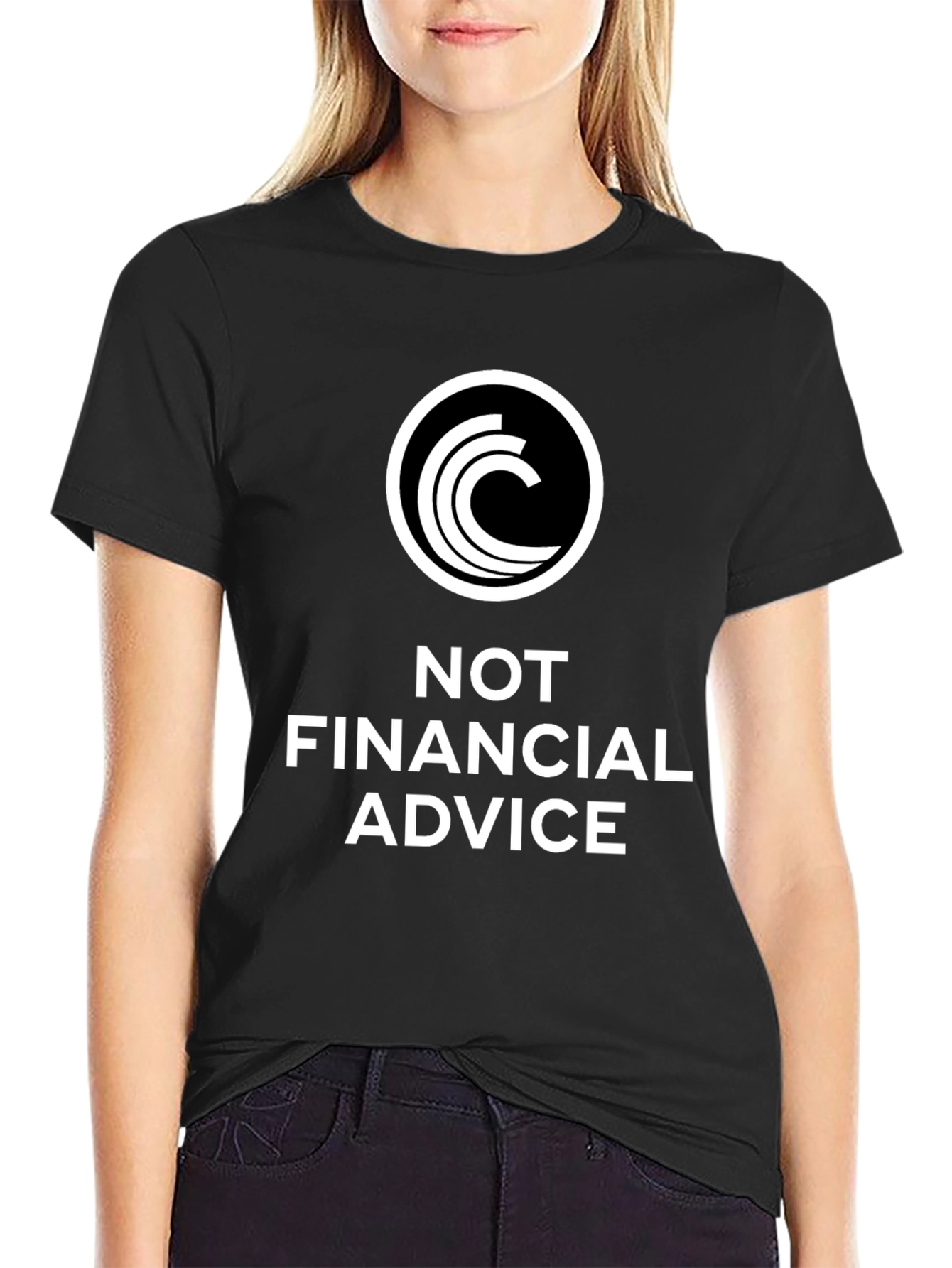 Not Financial Advice Black T-Shirt