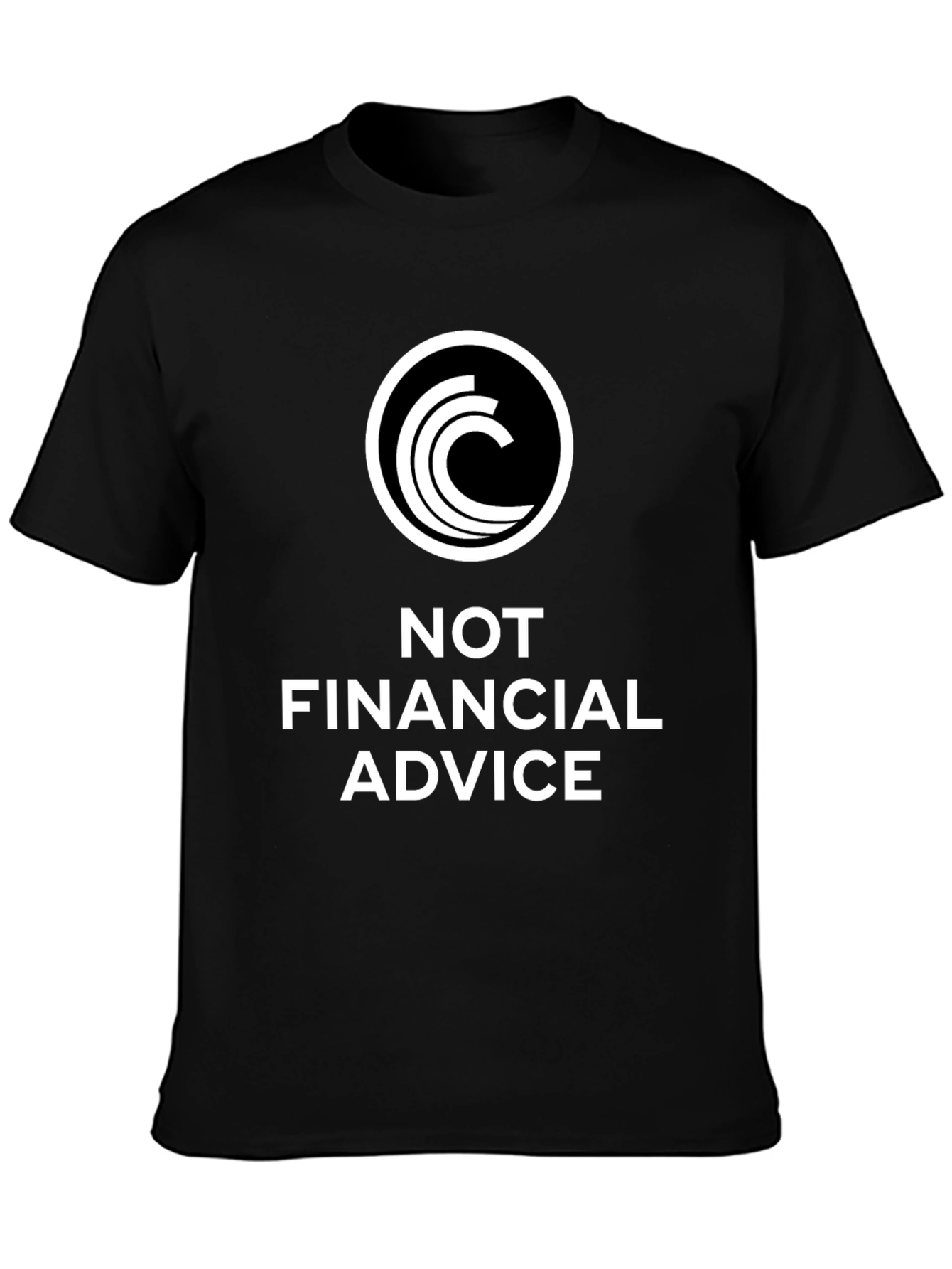 Not Financial Advice Black T-Shirt