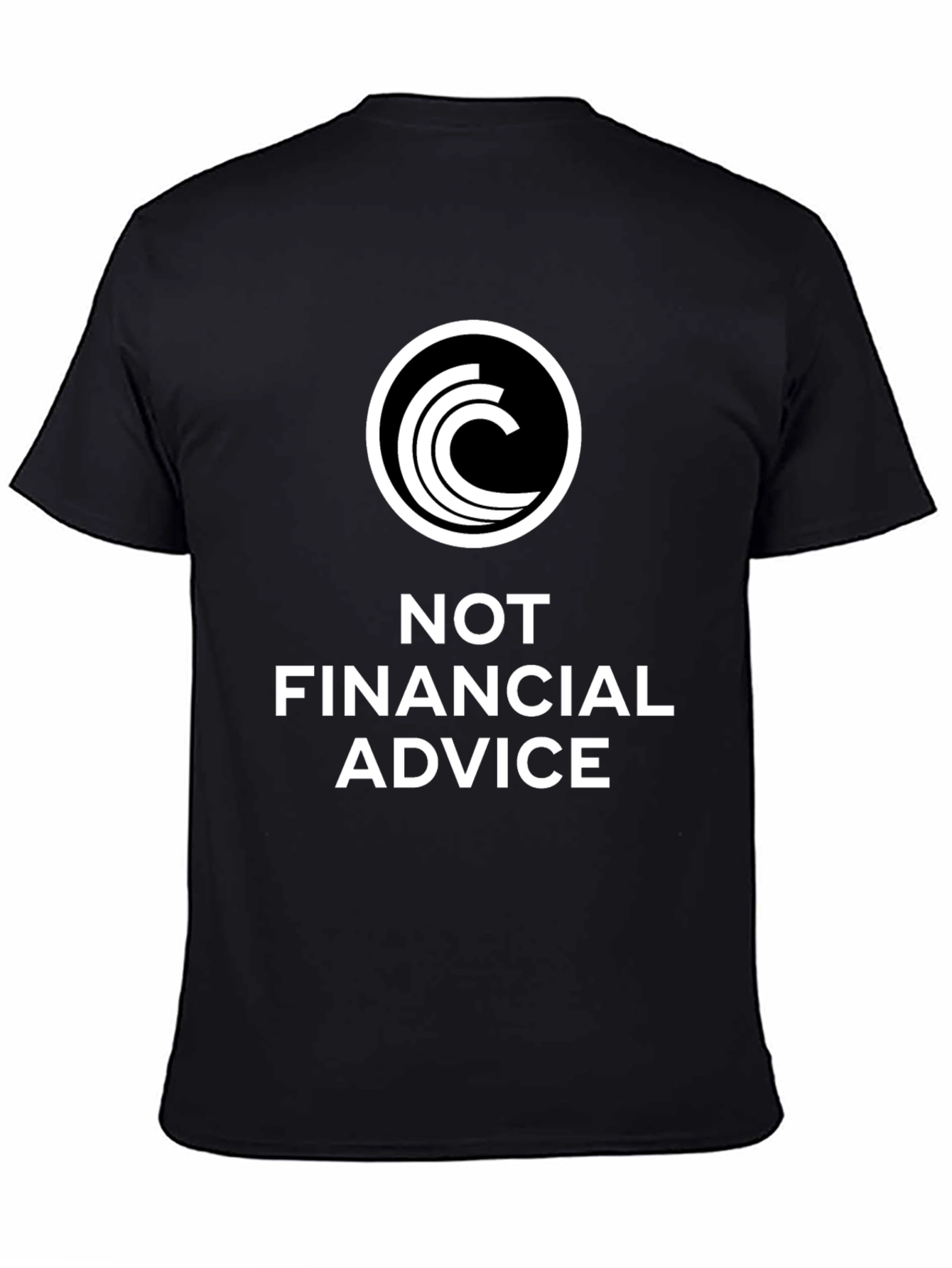 Not Financial Advice Black T-Shirt
