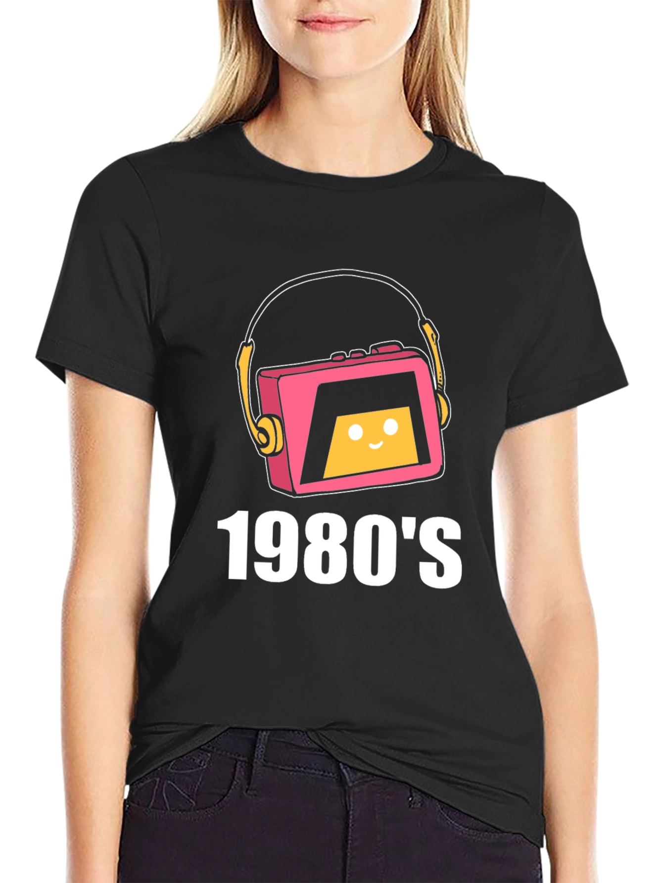 Retro 1980s Music Player T-Shirt