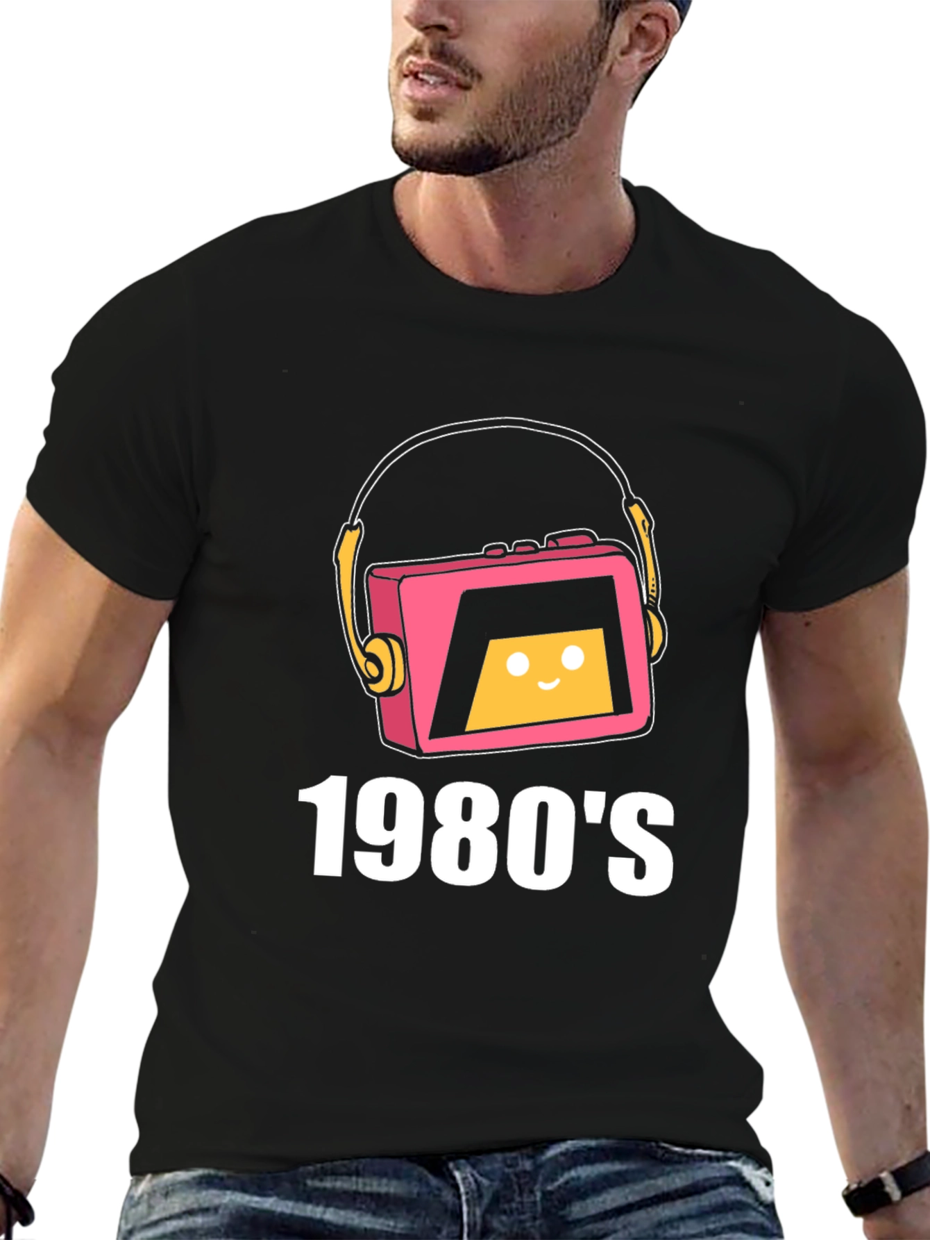 Retro 1980s Music Player T-Shirt