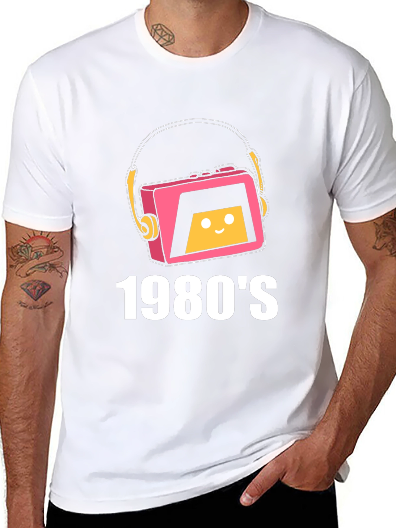 Retro 1980s Music Player T-Shirt