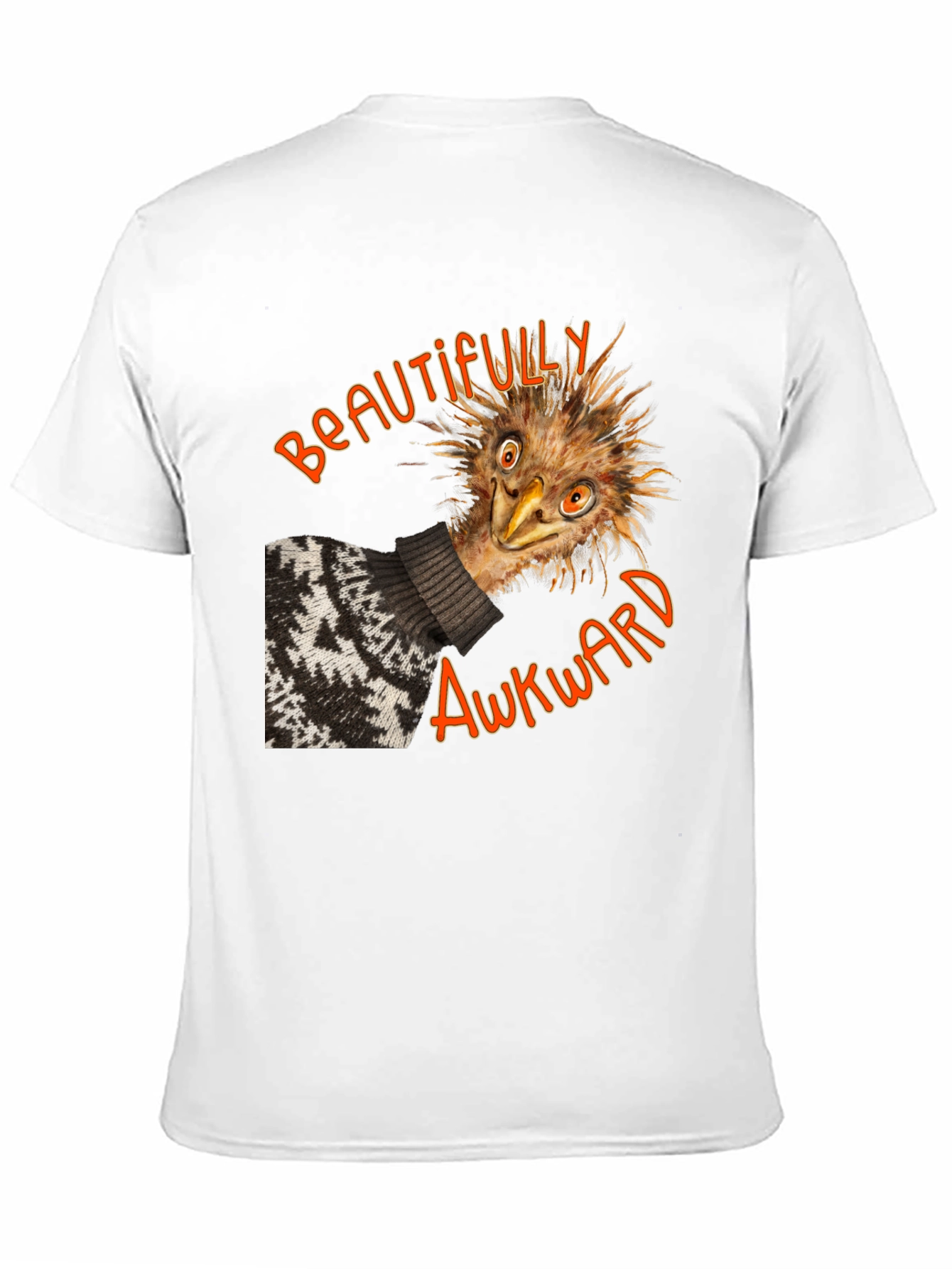 Beautifully Awkward Emu Graphic Tee