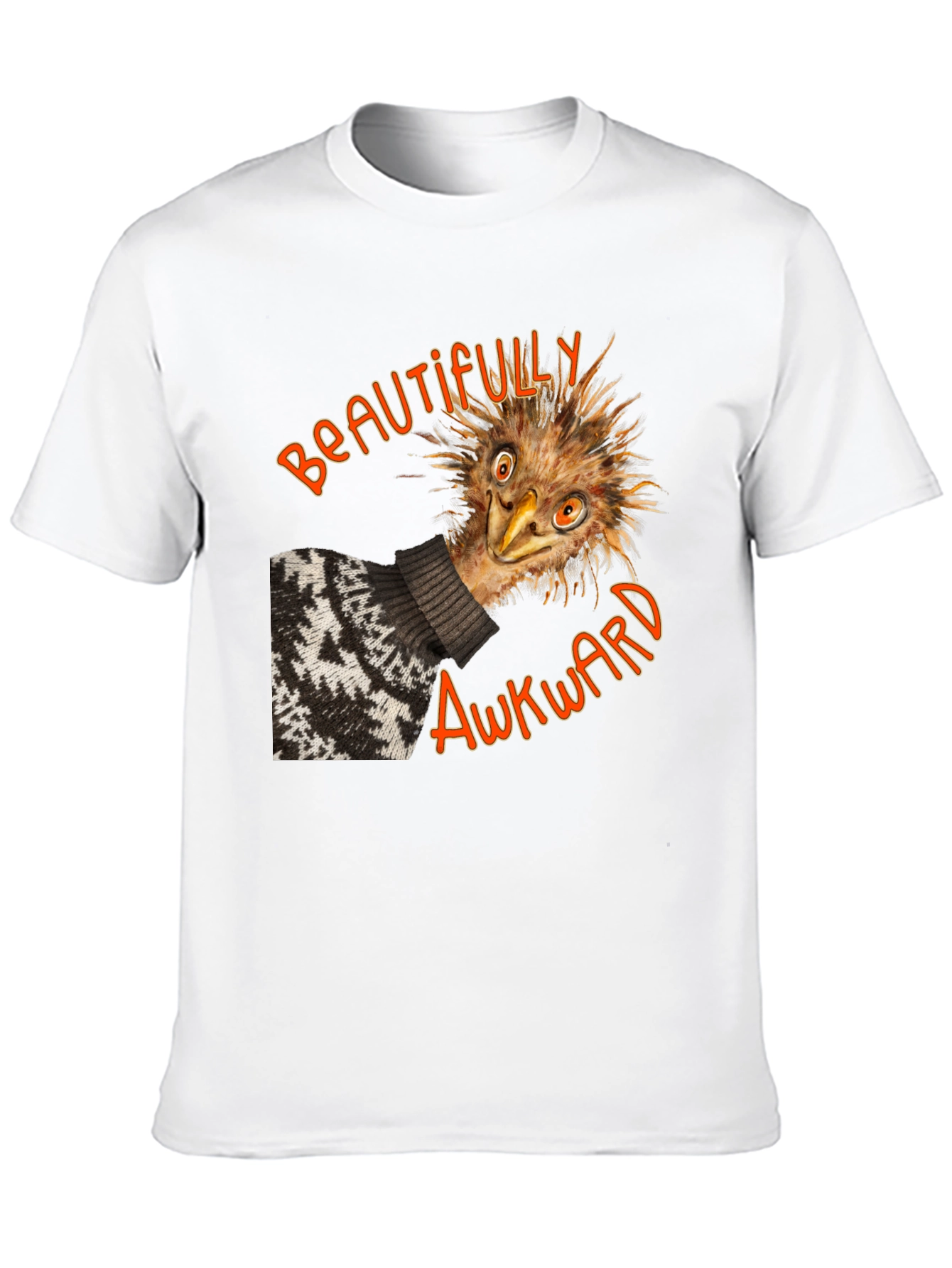 Beautifully Awkward Emu Graphic Tee
