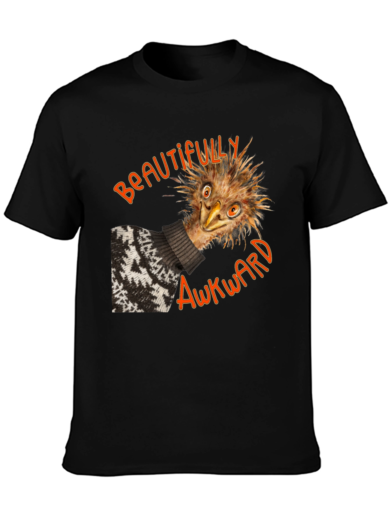 Beautifully Awkward Emu Graphic Tee