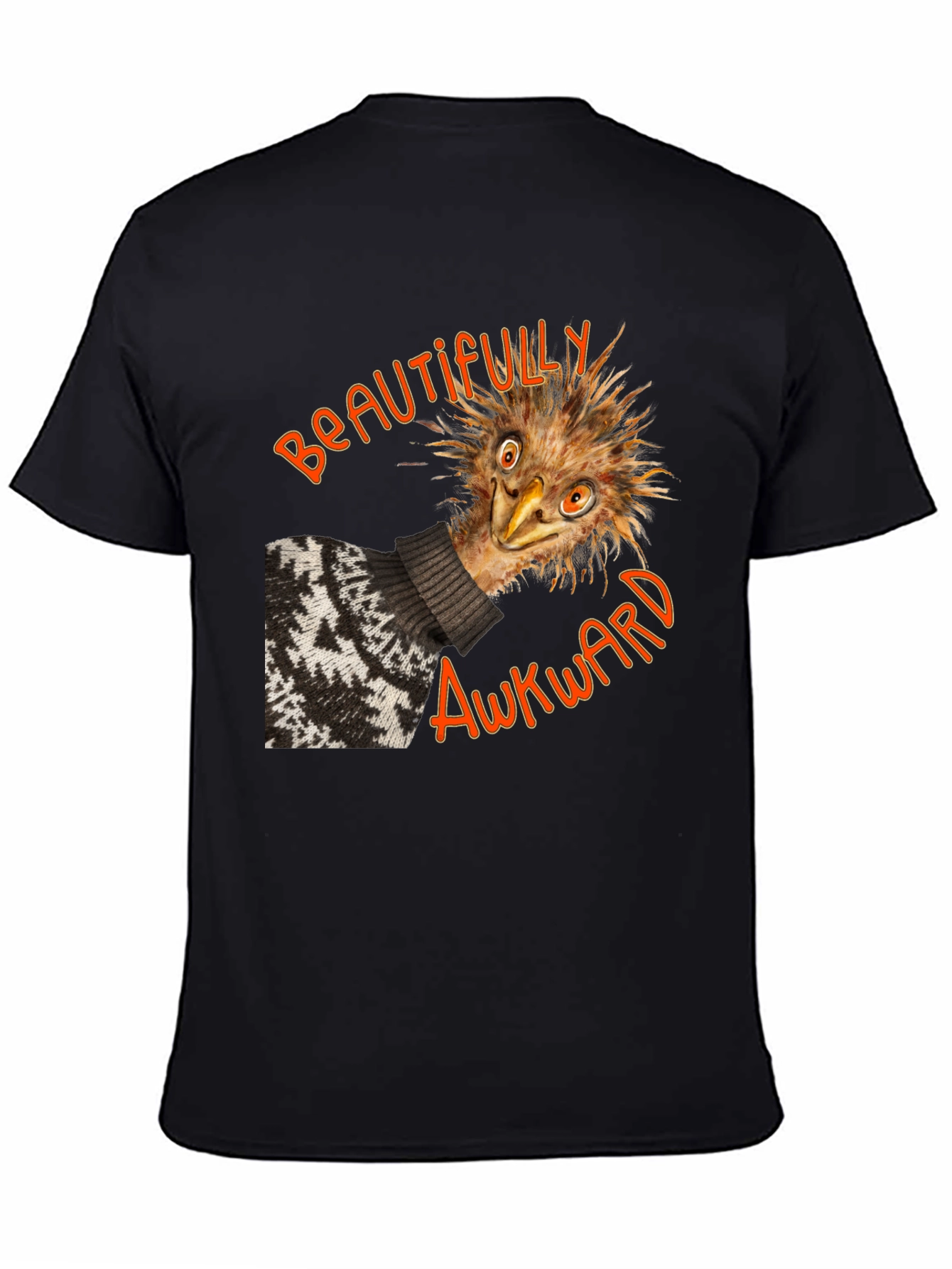 Beautifully Awkward Emu Graphic Tee