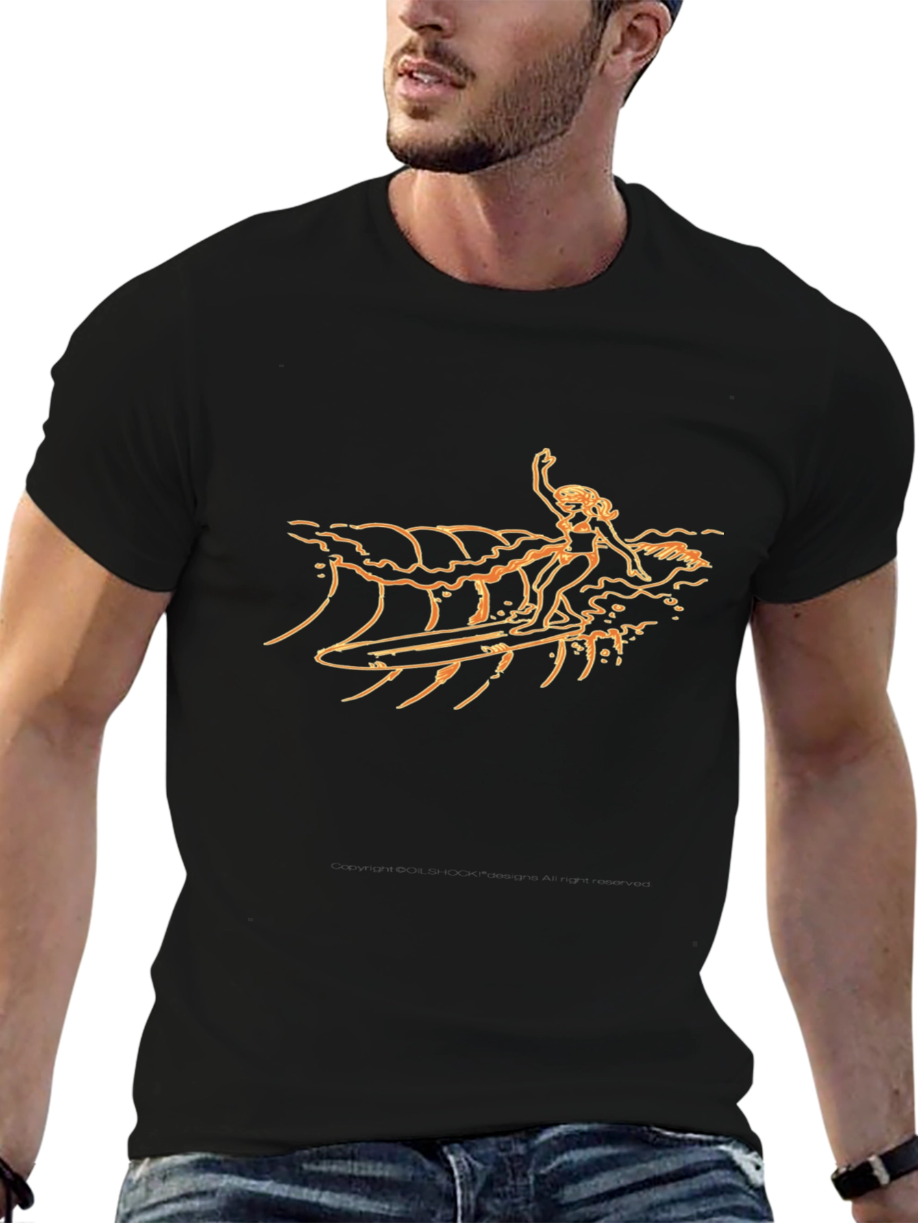 Surfer Girl Graphic T-Shirt