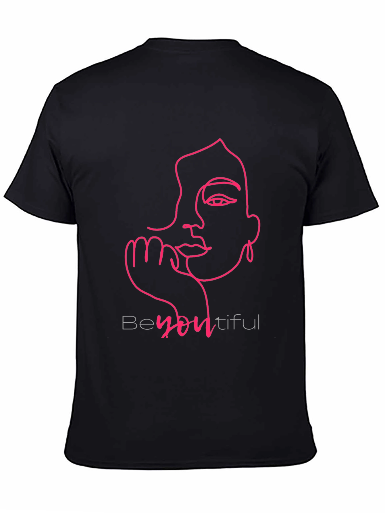 BeYOUtiful Line Art Tee - Stylish Graphic T-Shirt