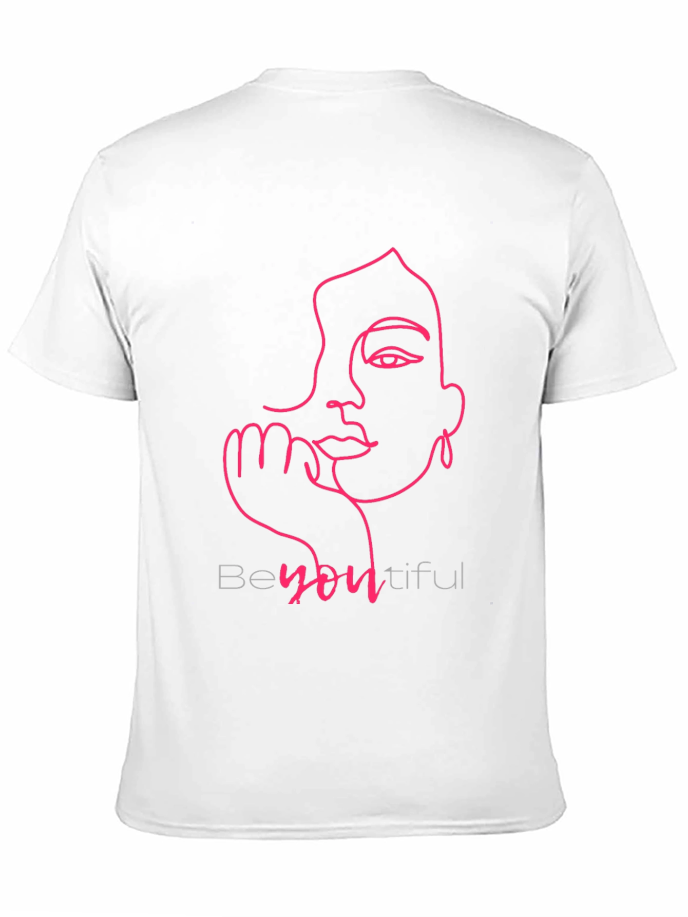 BeYOUtiful Line Art Tee - Stylish Graphic T-Shirt