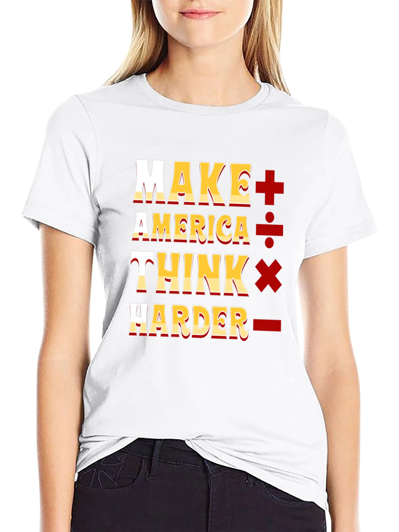 Make America Think Harder Graphic T-Shirt