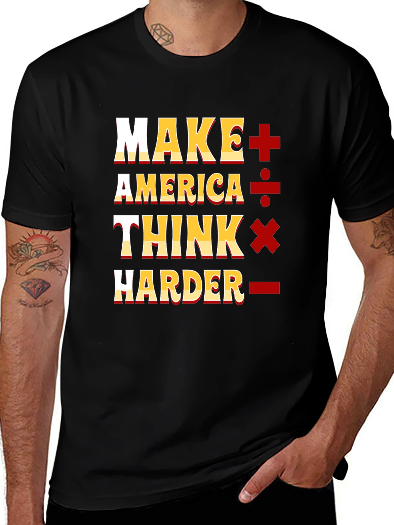 Make America Think Harder Graphic T-Shirt