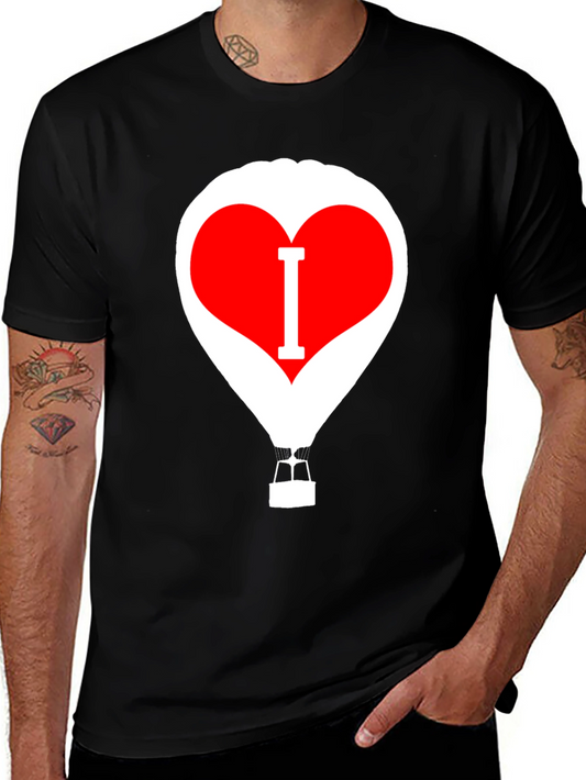 I Heart Balloon T-Shirt - Novelty Graphic Tee