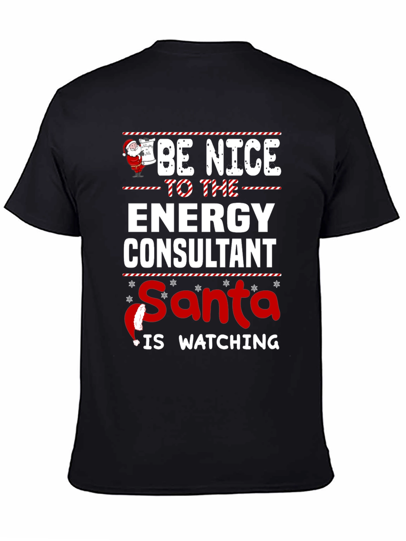 Energy Consultant Santa Christmas T-Shirt