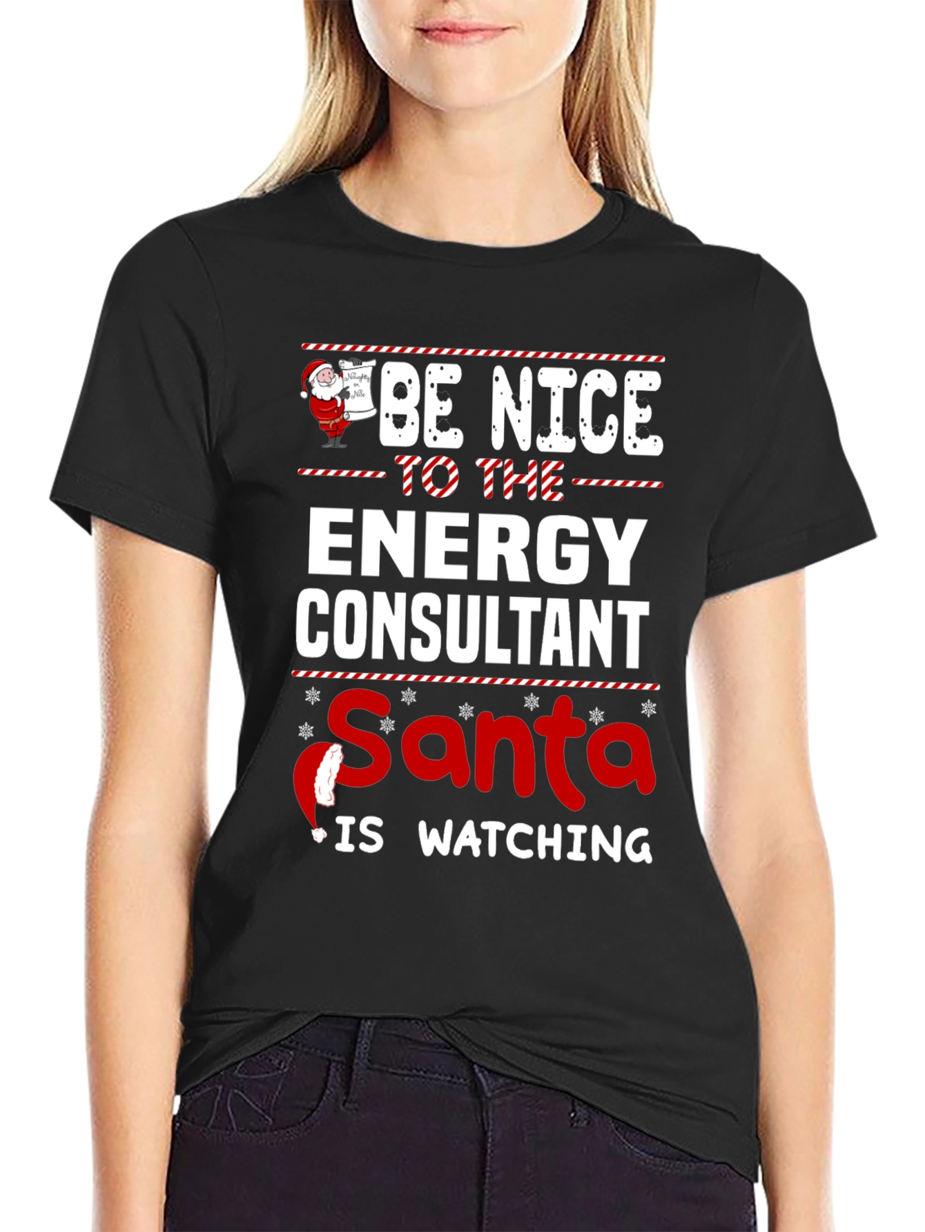 Energy Consultant Santa Christmas T-Shirt