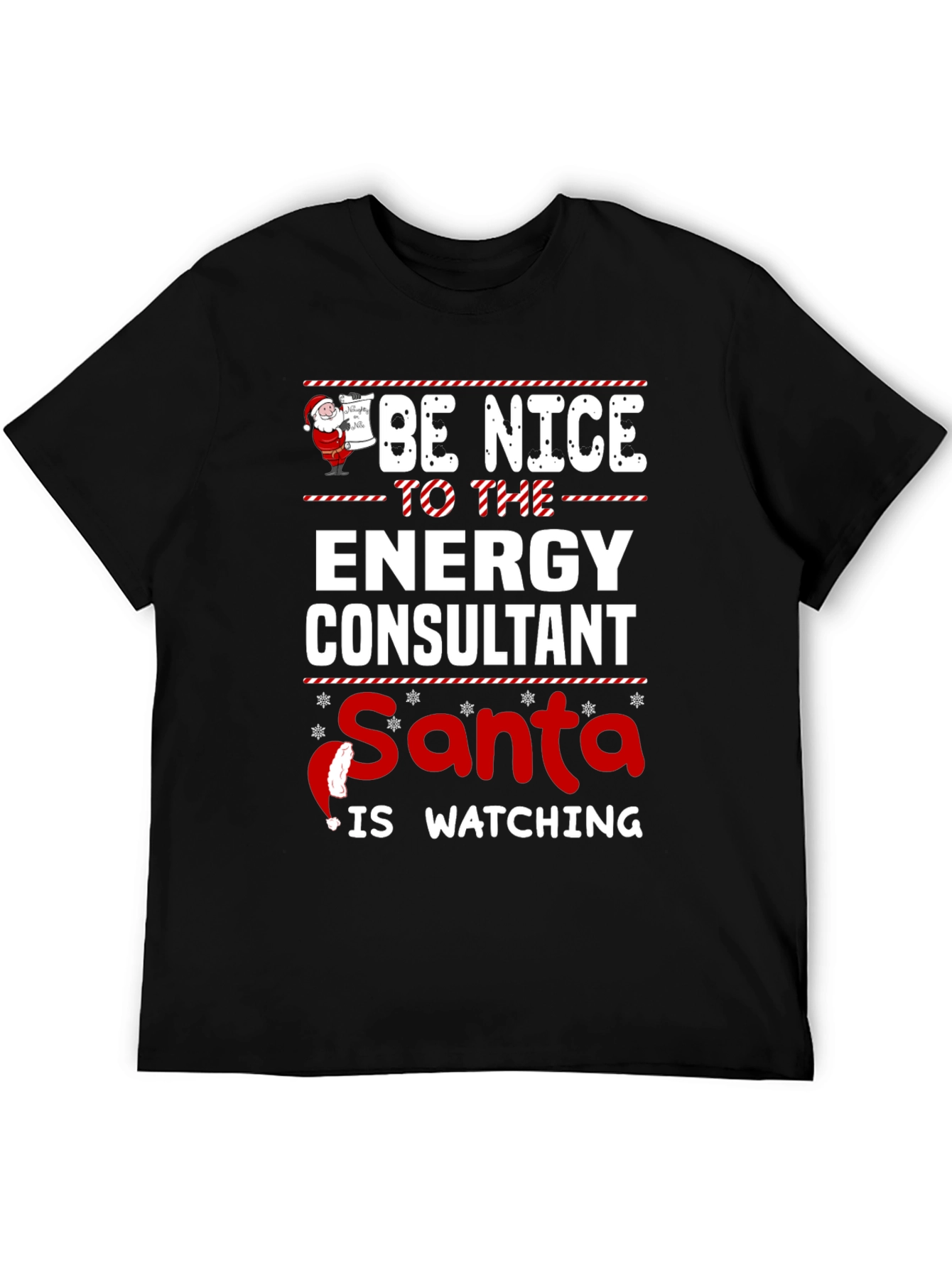 Energy Consultant Santa Christmas T-Shirt