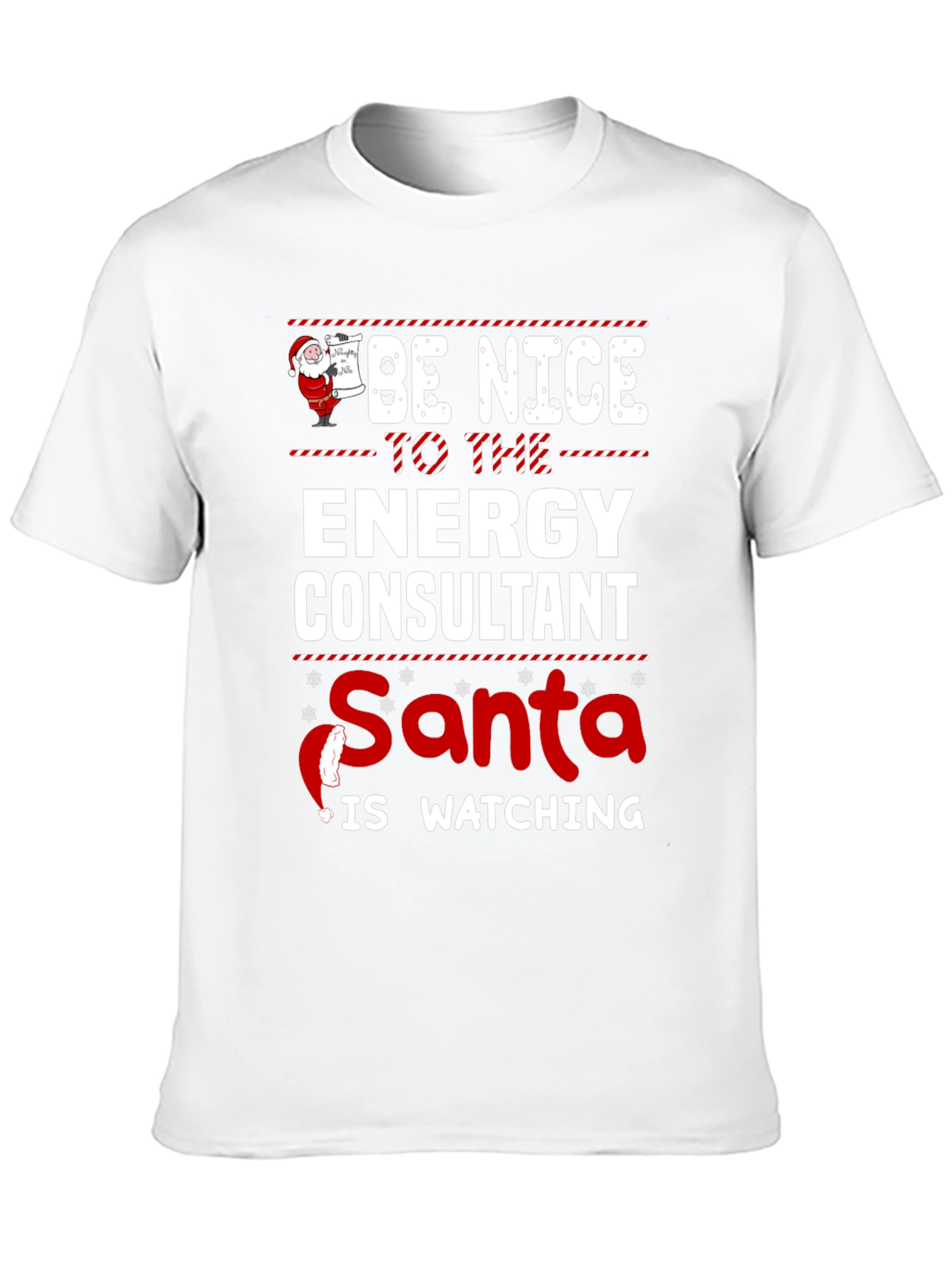 Energy Consultant Santa Christmas T-Shirt