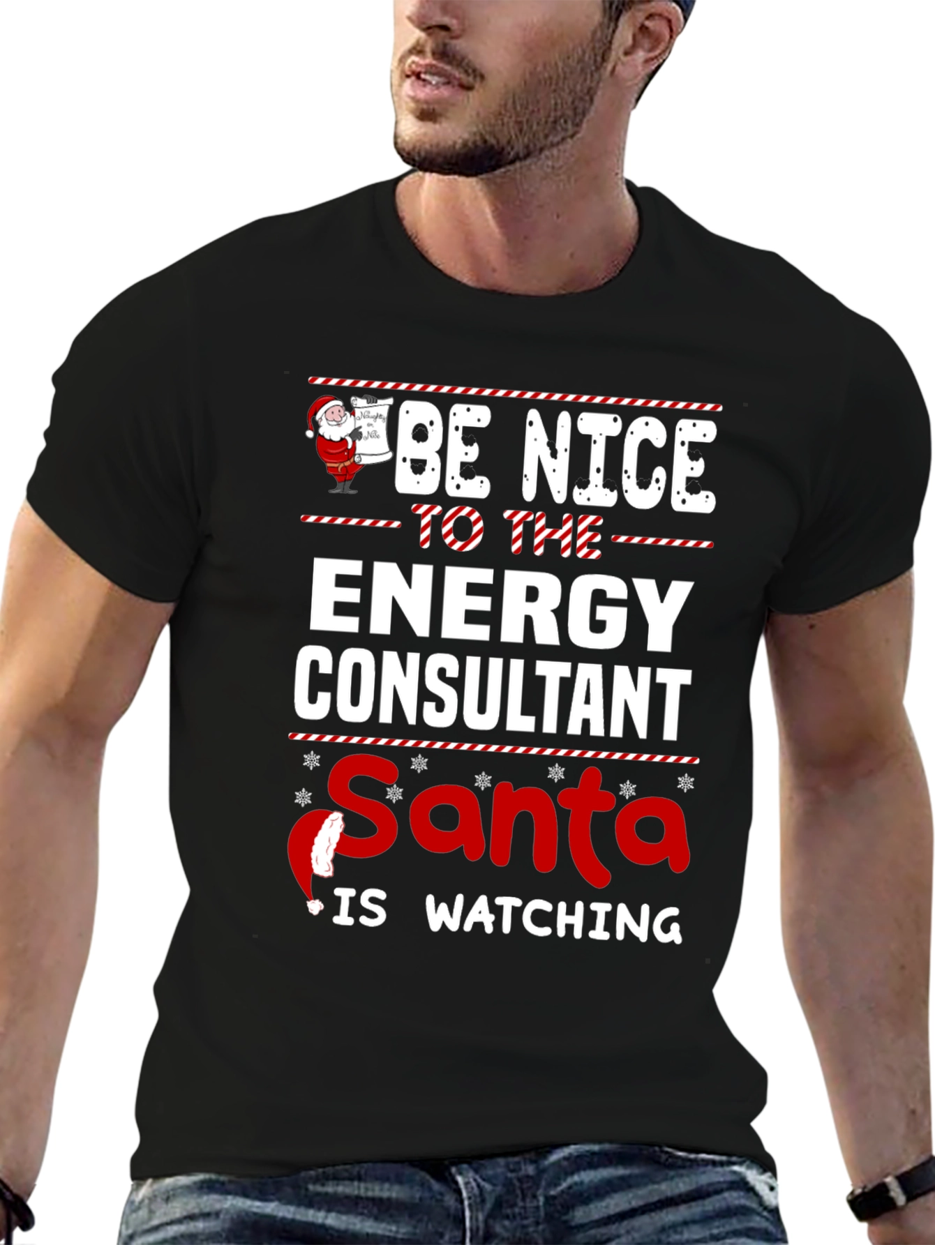 Energy Consultant Santa Christmas T-Shirt