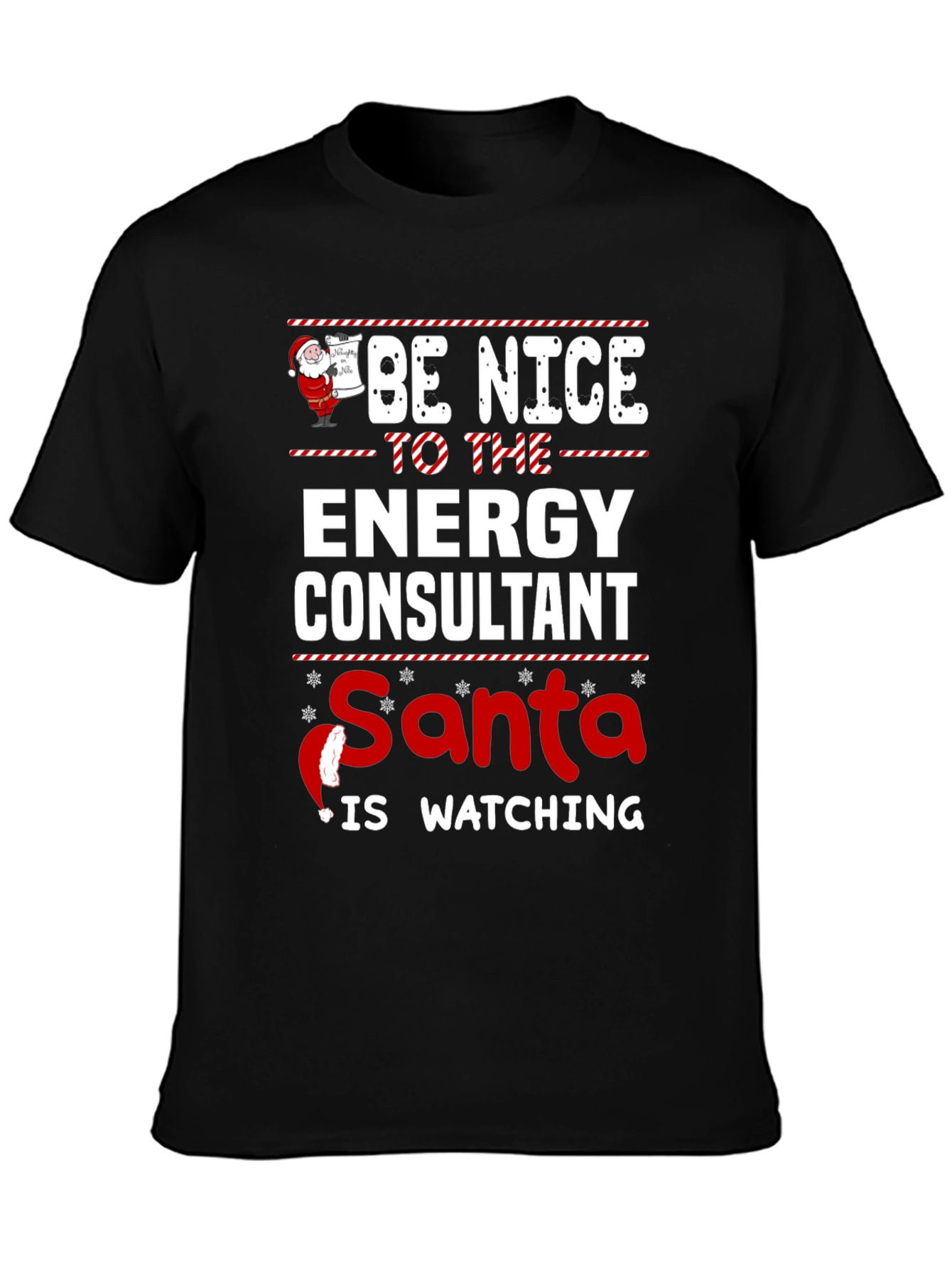 Energy Consultant Santa Christmas T-Shirt