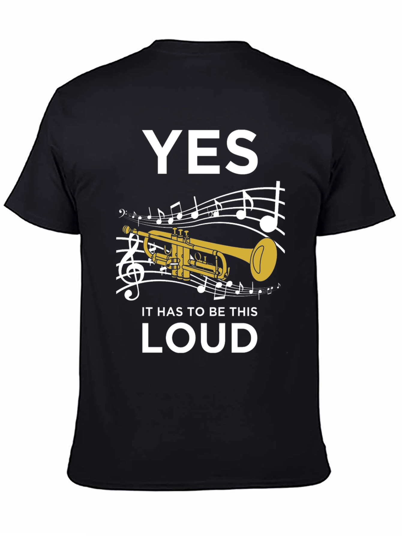 Funny Trumpet Musician Loud Music T-Shirt