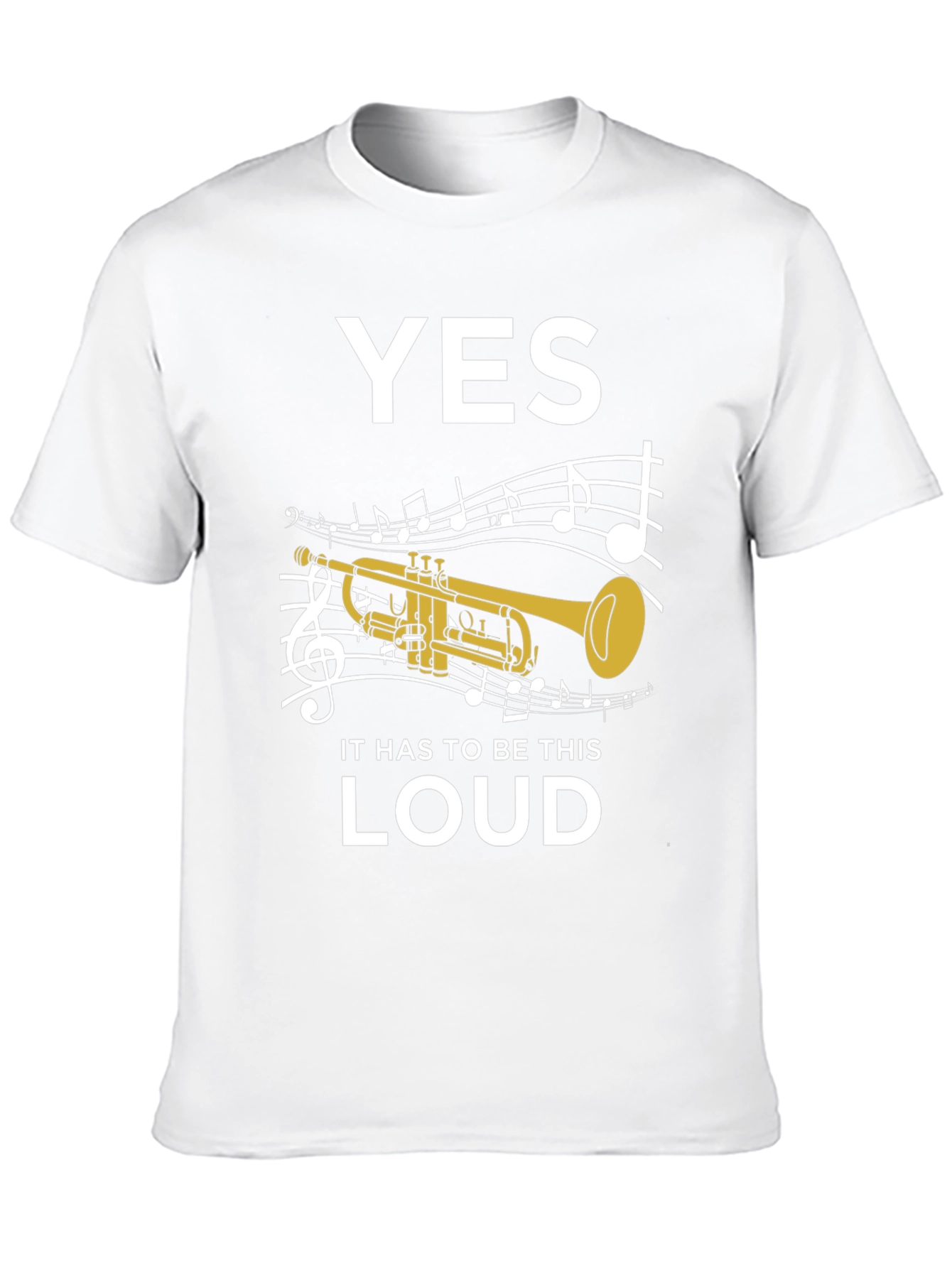 Funny Trumpet Musician Loud Music T-Shirt