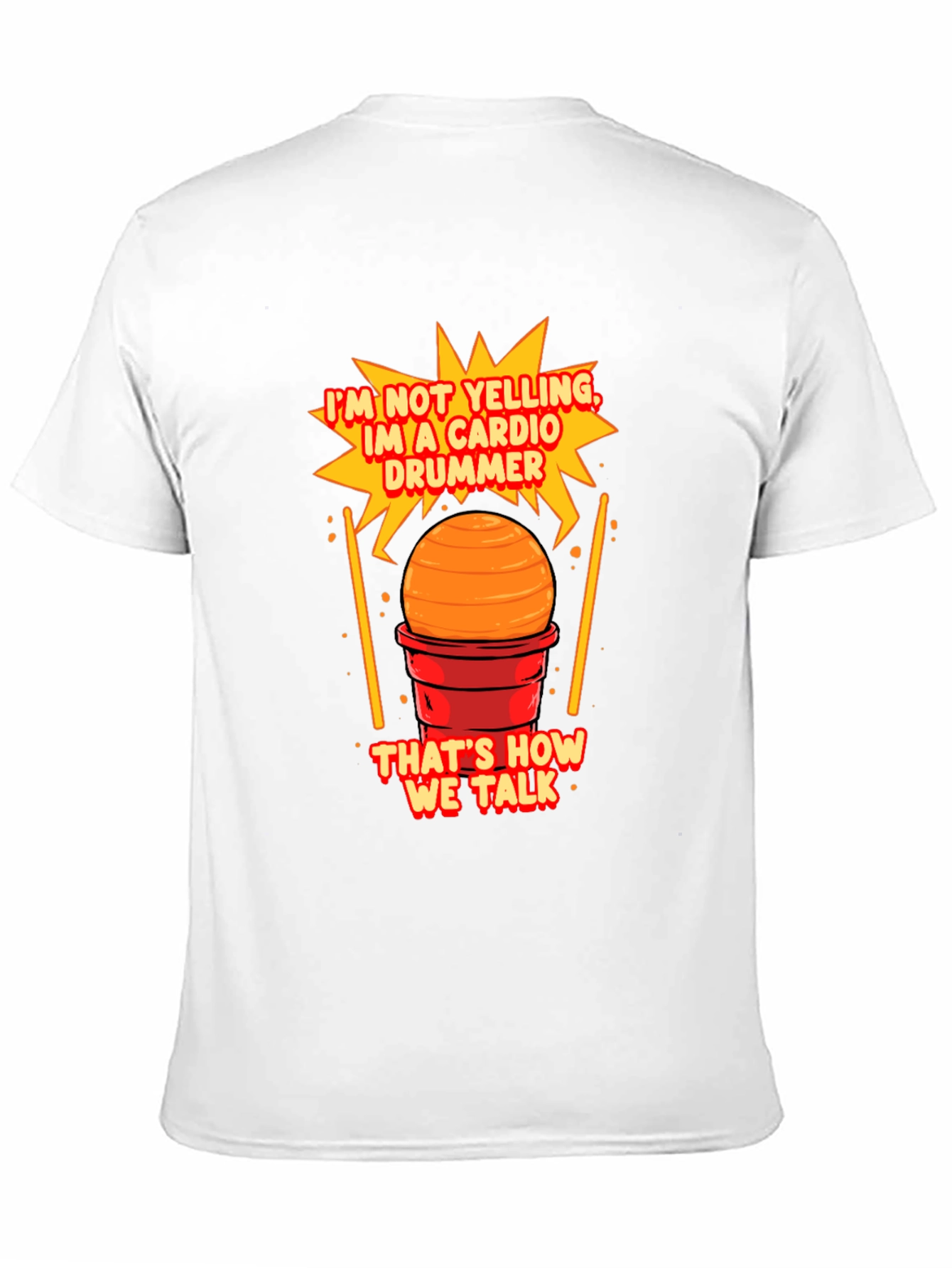 Cardio Drummer T-Shirt - Funny Musician Tee