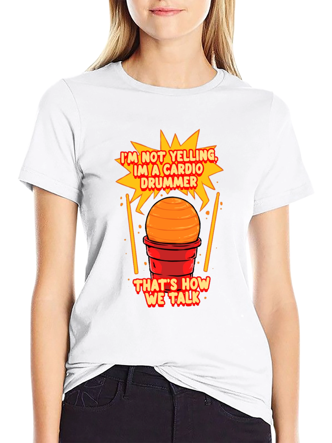 Cardio Drummer T-Shirt - Funny Musician Tee