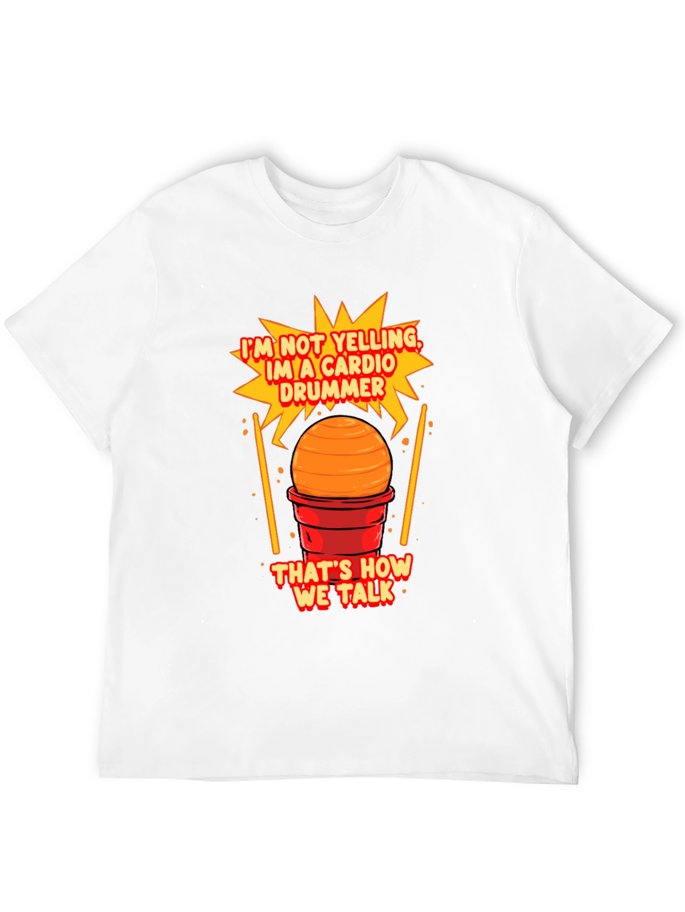 Cardio Drummer T-Shirt - Funny Musician Tee