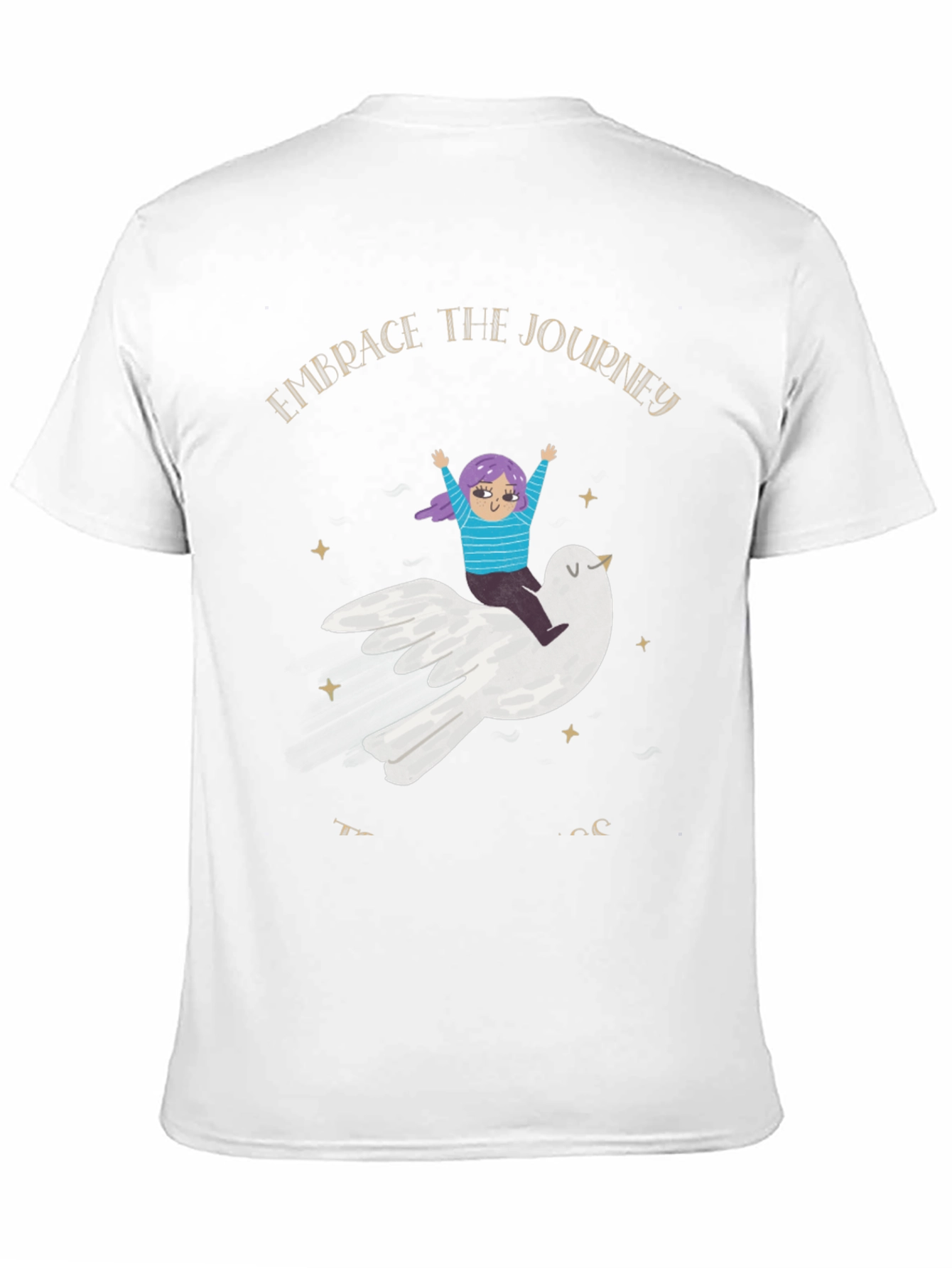 Embrace the Journey Black T-Shirt