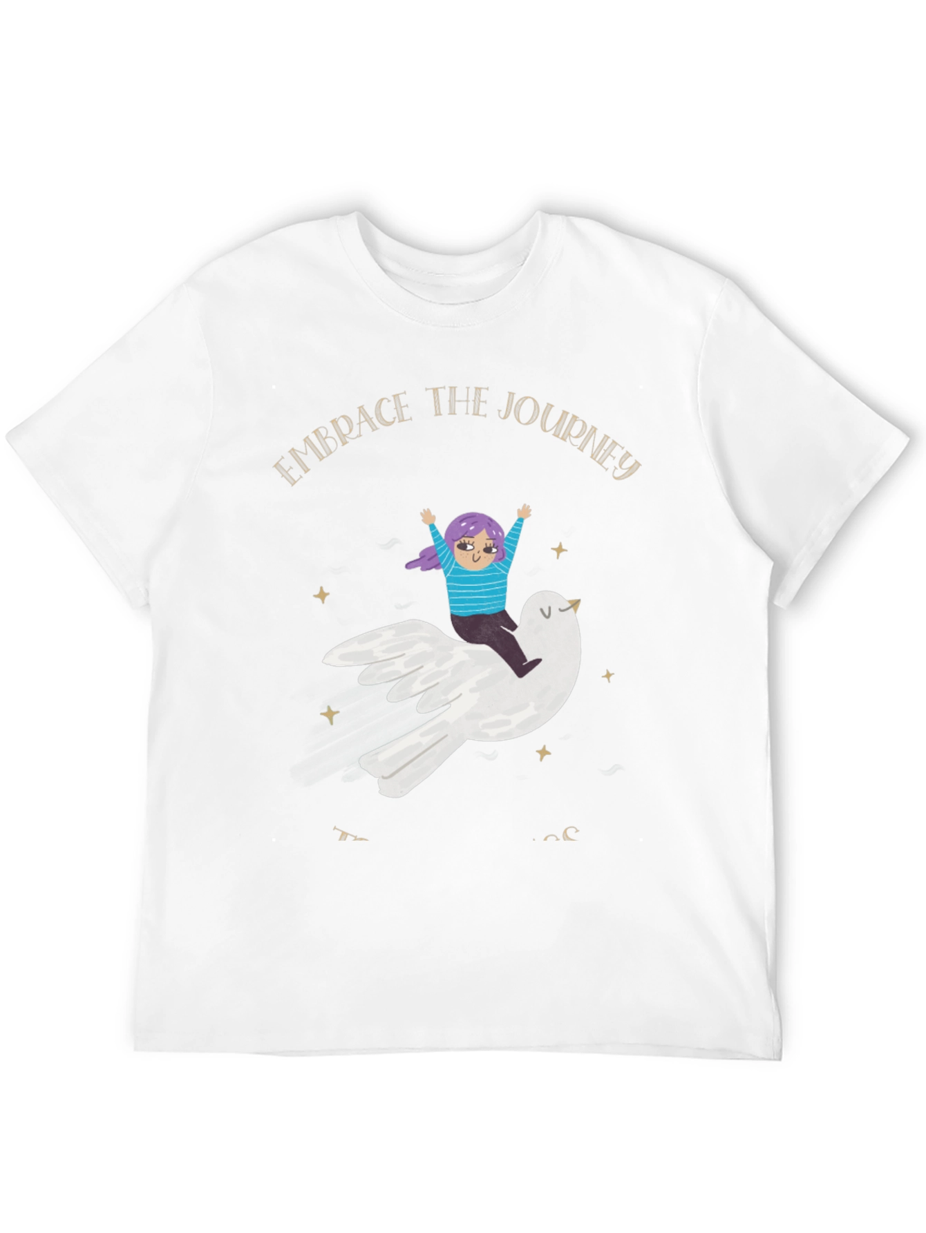Embrace the Journey Black T-Shirt