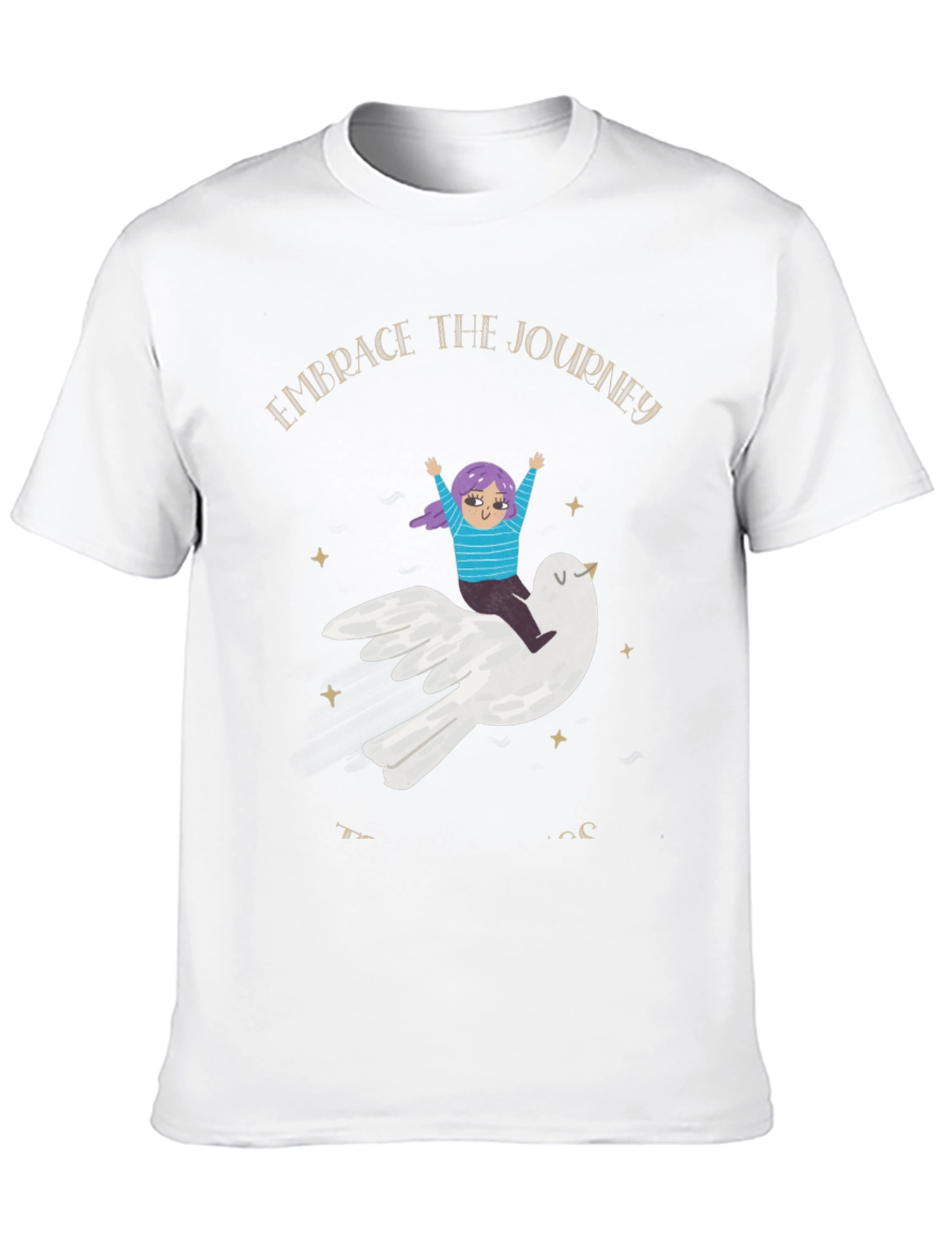 Embrace the Journey Black T-Shirt