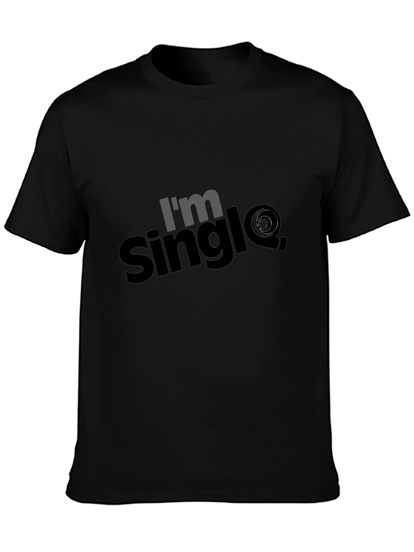 Im Single Turbo T-Shirt - Black Cotton Tee