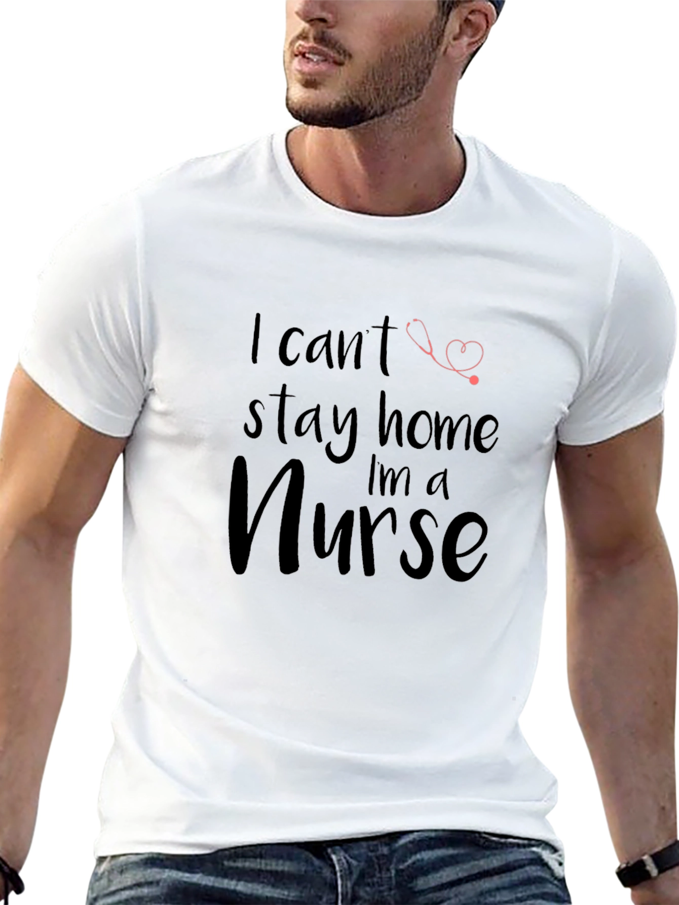 Nurse T-Shirt - I Cant Stay Home