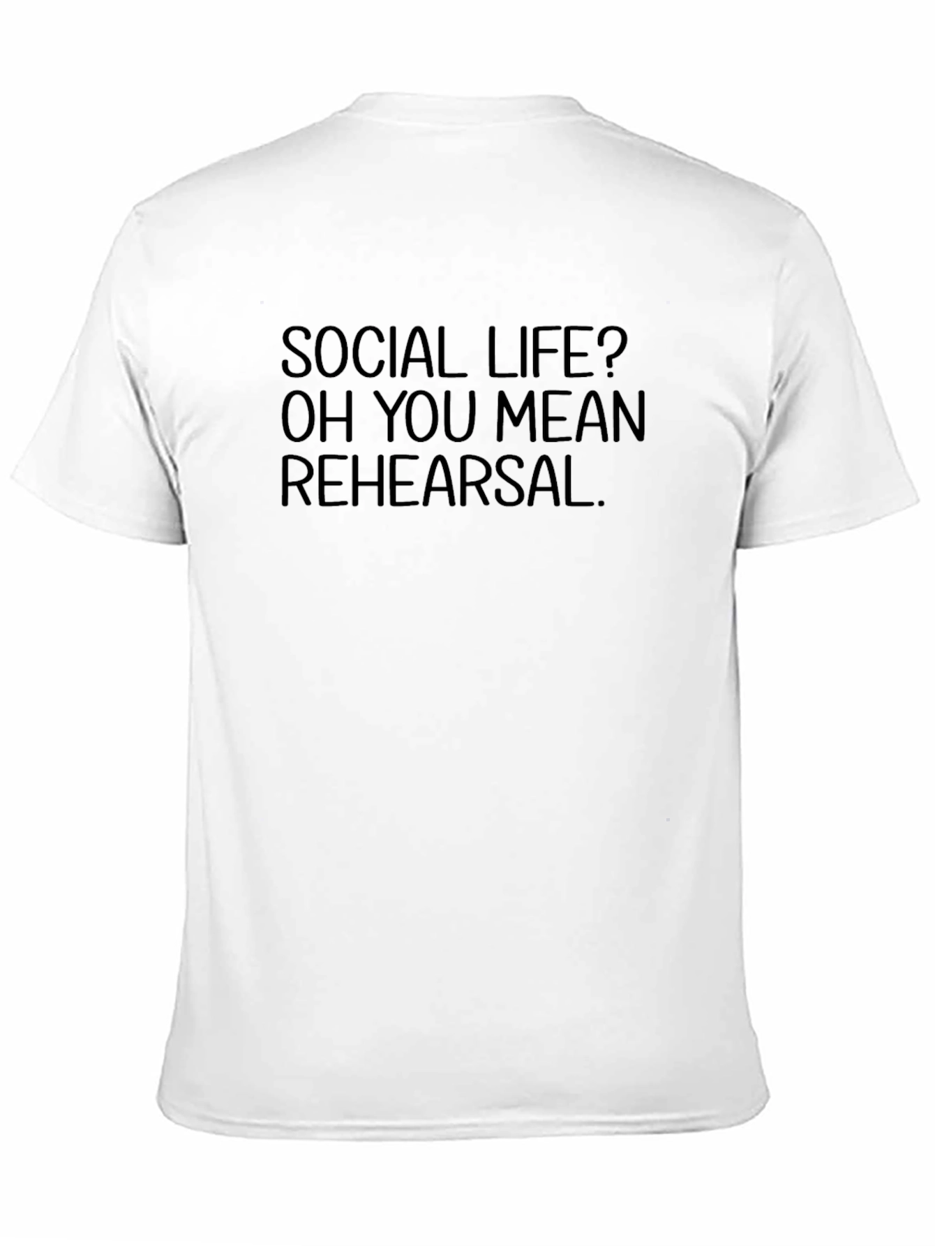 Social Life Rehearsal Black Graphic Tee