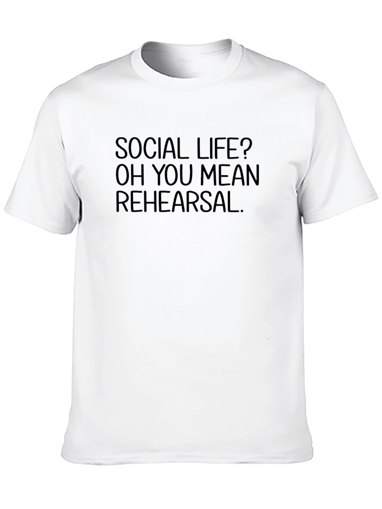 Social Life Rehearsal Black Graphic Tee