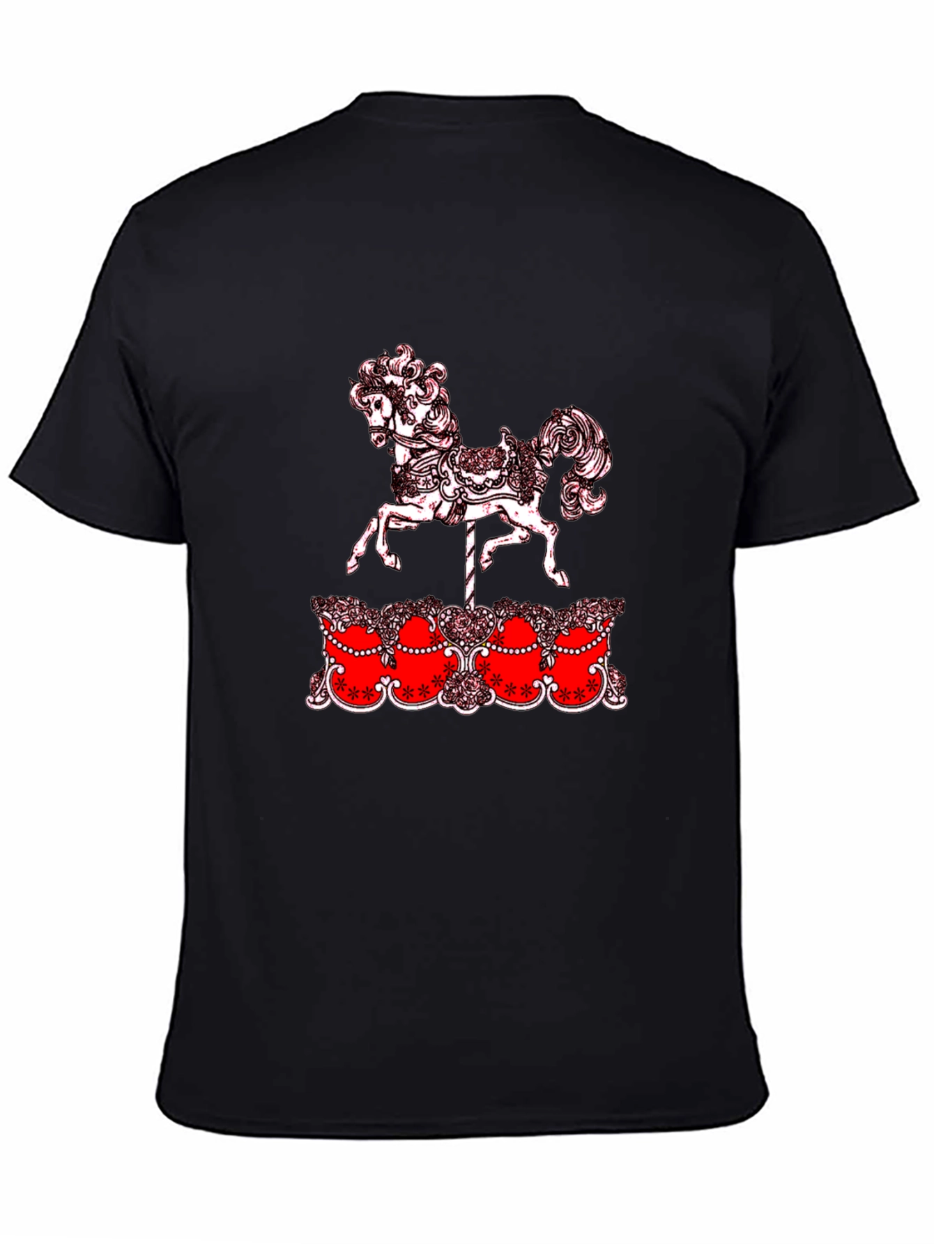 Carousel Horse Graphic T-Shirt