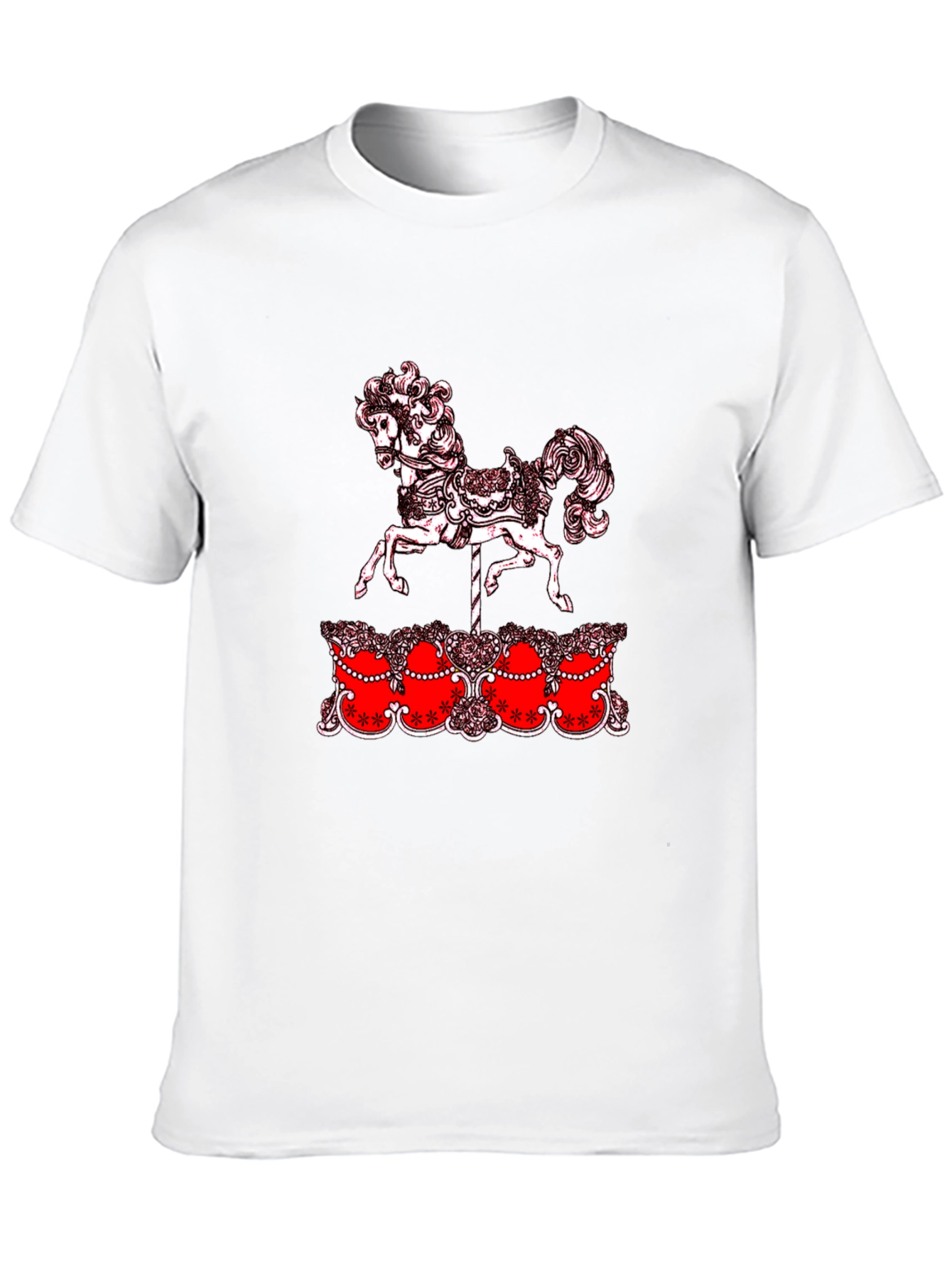 Carousel Horse Graphic T-Shirt