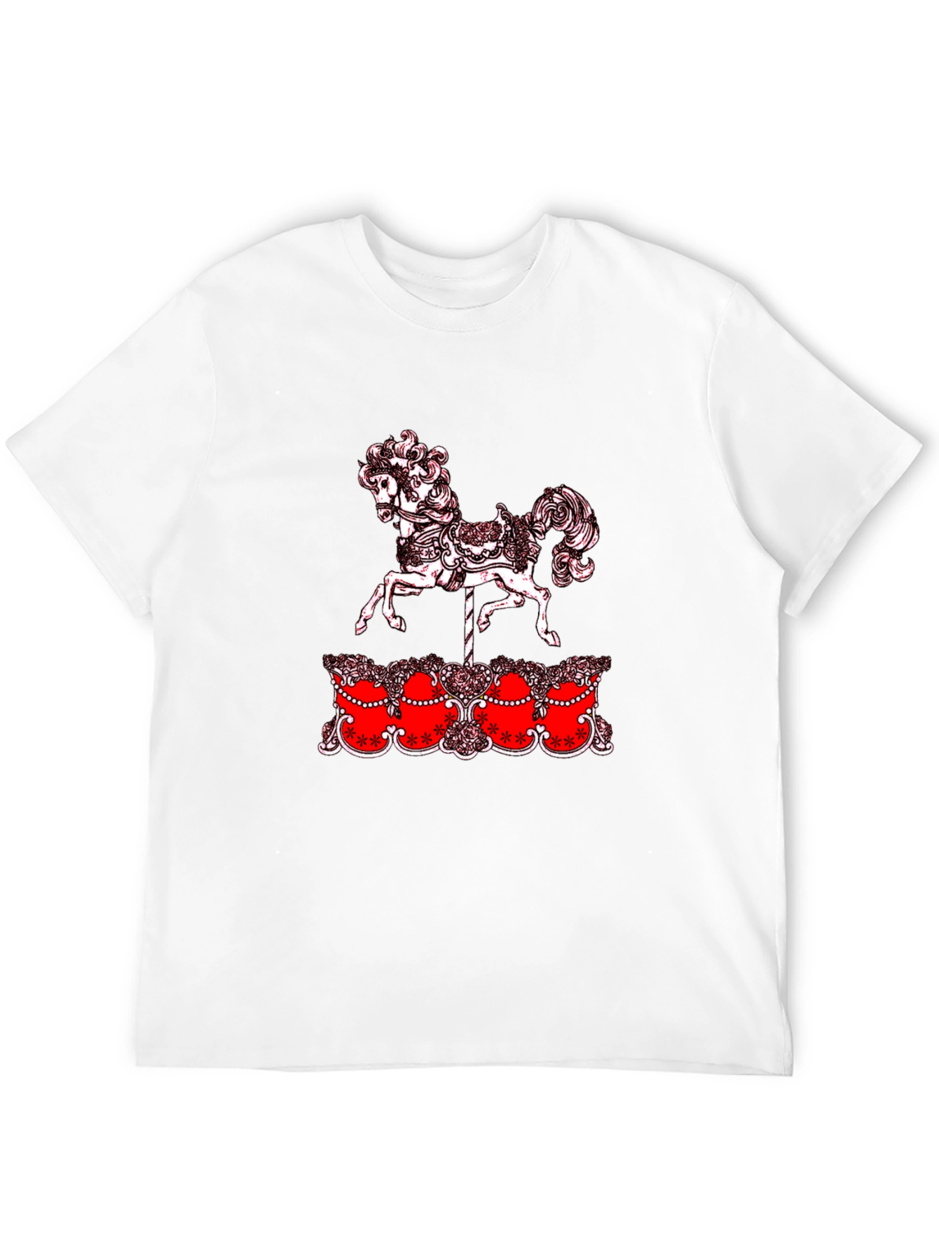 Carousel Horse Graphic T-Shirt