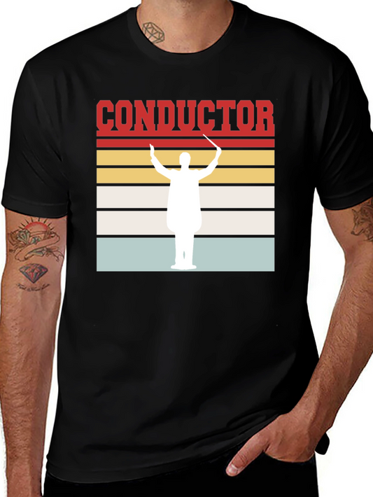 Conductor T-Shirt - Retro Orchestra Leader Design