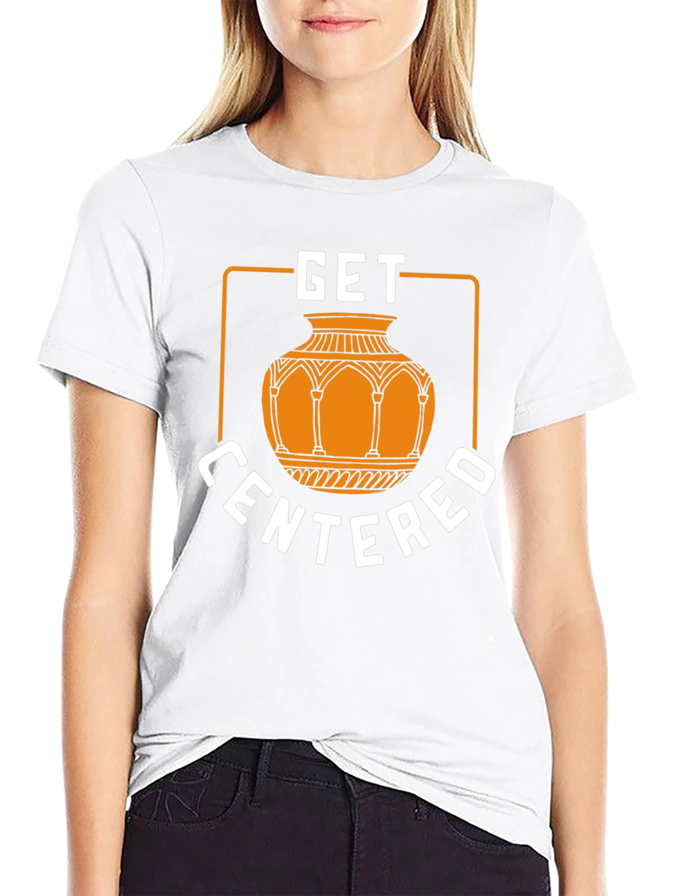Get Centered Graphic T-Shirt