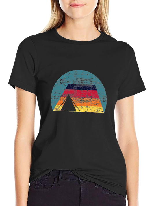 Retro Camping Tent T-Shirt - Vintage Style