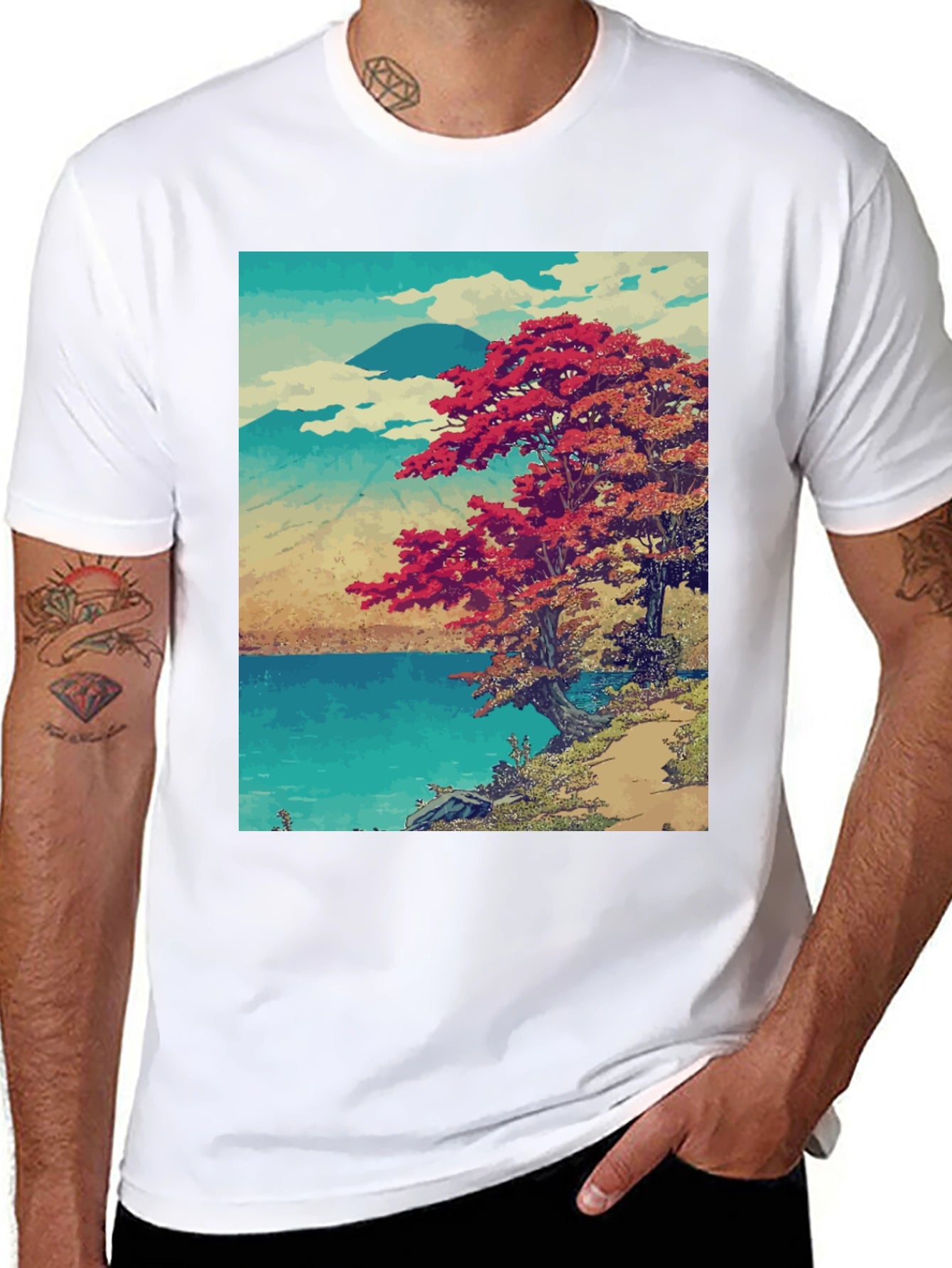 Nature Landscape Graphic T-Shirt