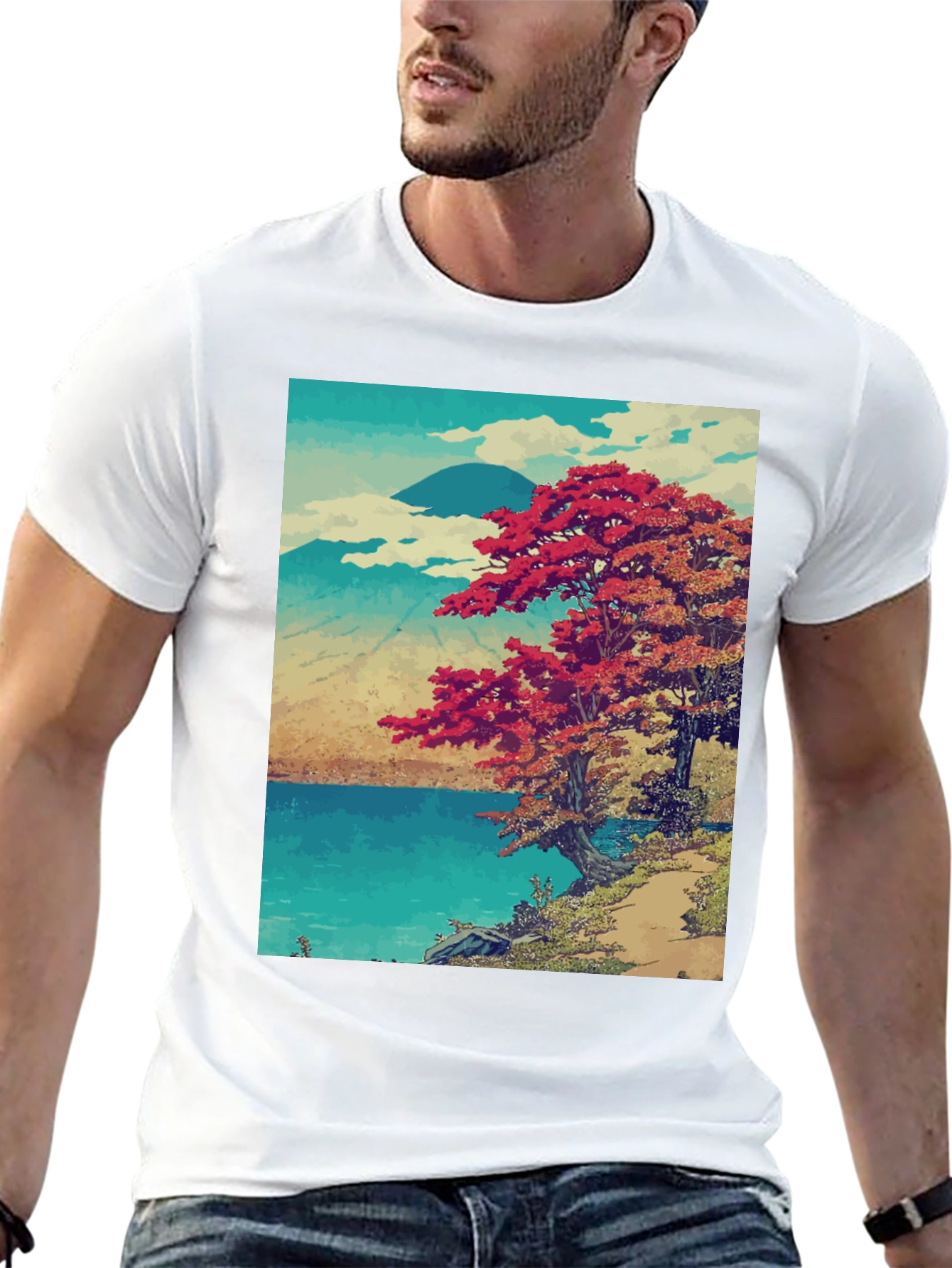 Nature Landscape Graphic T-Shirt