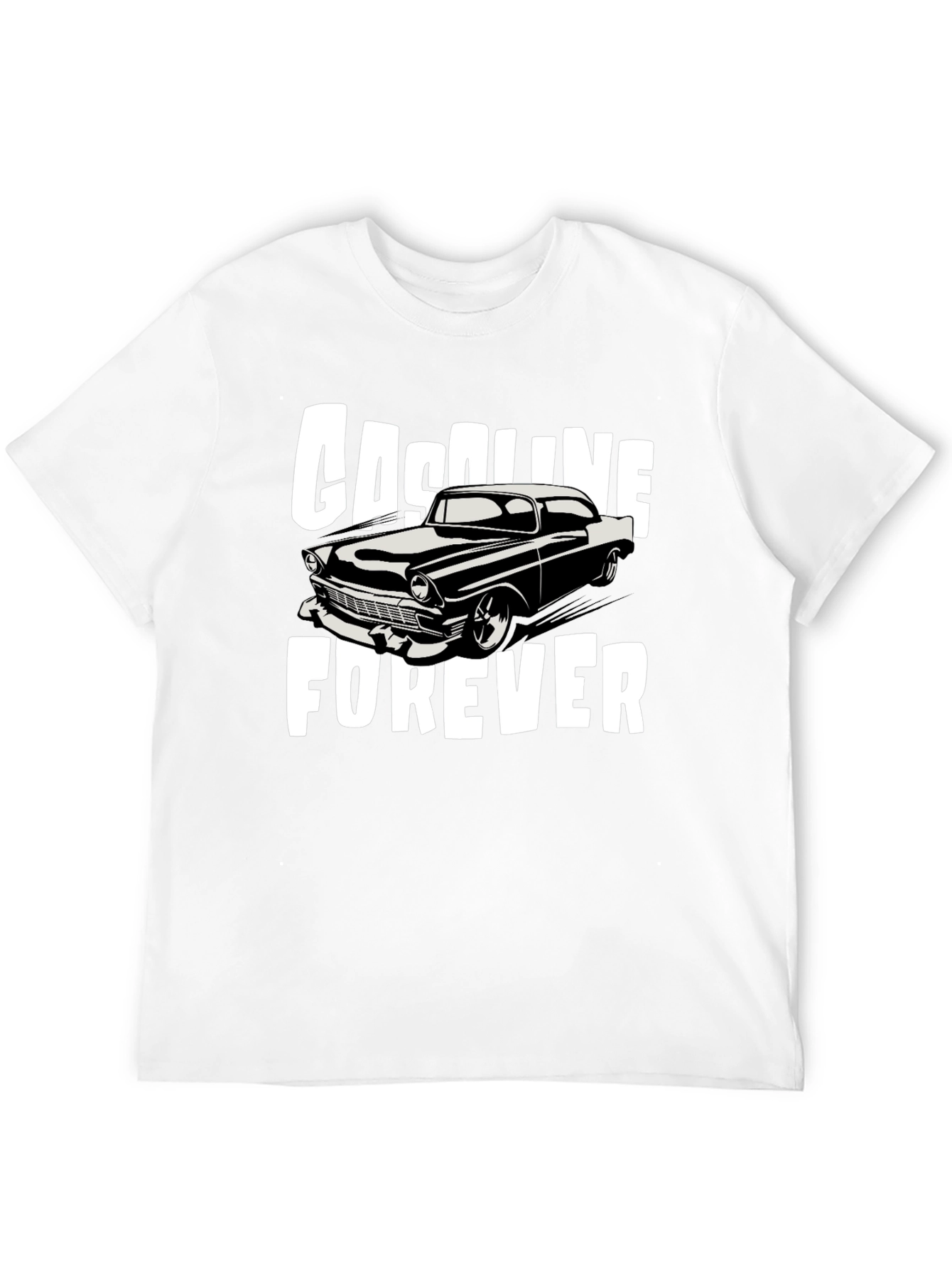 Gasoline Forever Classic Car Graphic T-Shirt