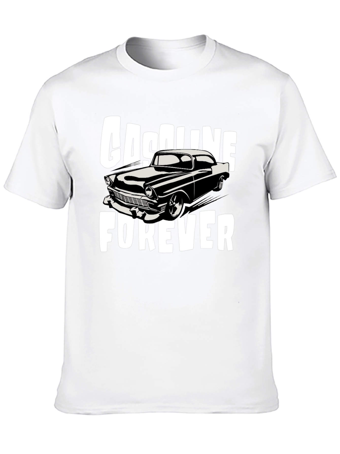 Gasoline Forever Classic Car Graphic T-Shirt